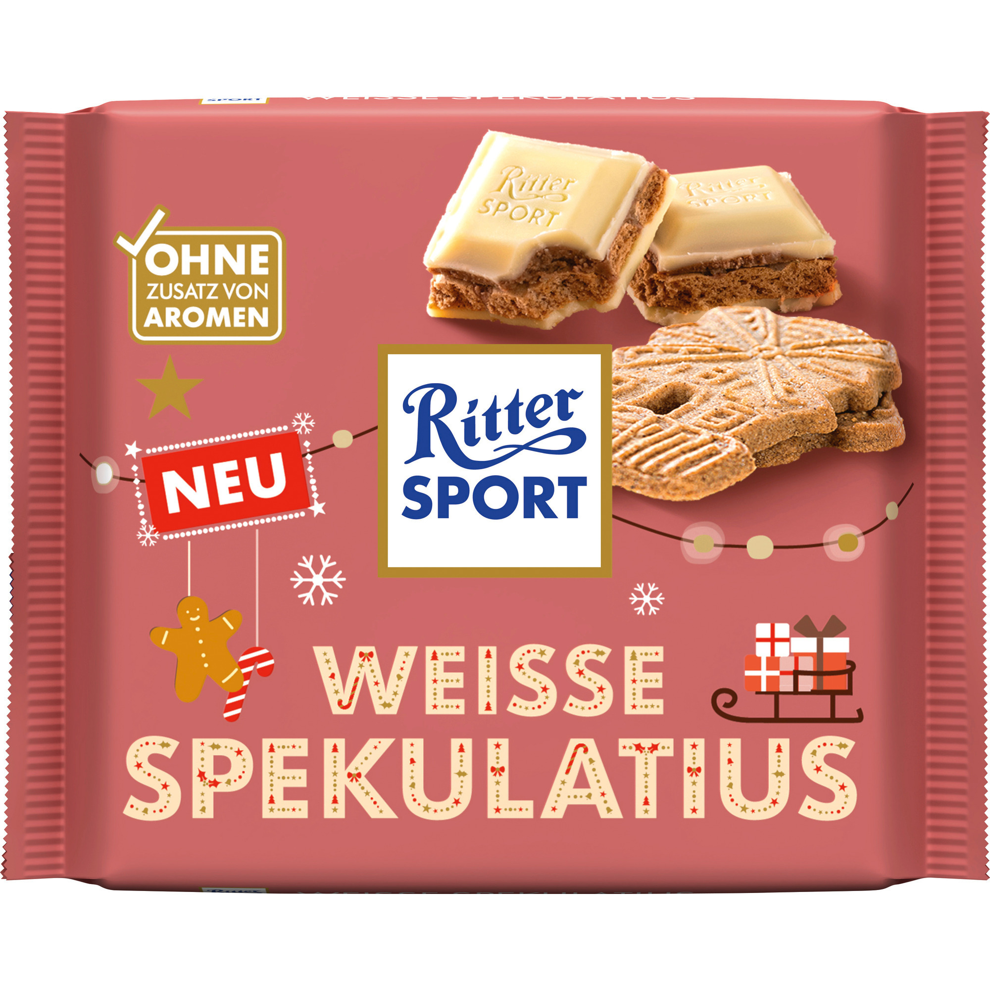 Ritter Sport 100g, Weiße Spekulatius