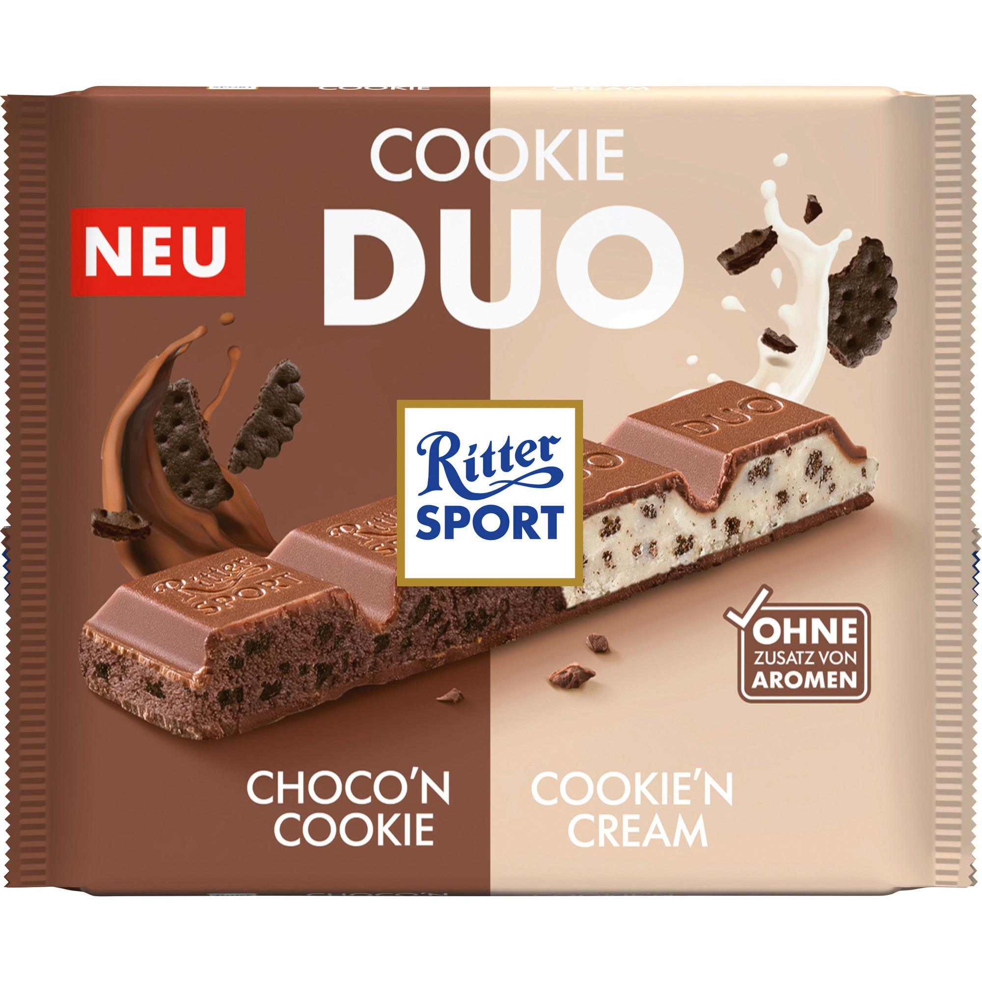Ritter Sport Duo 218g, Cookie