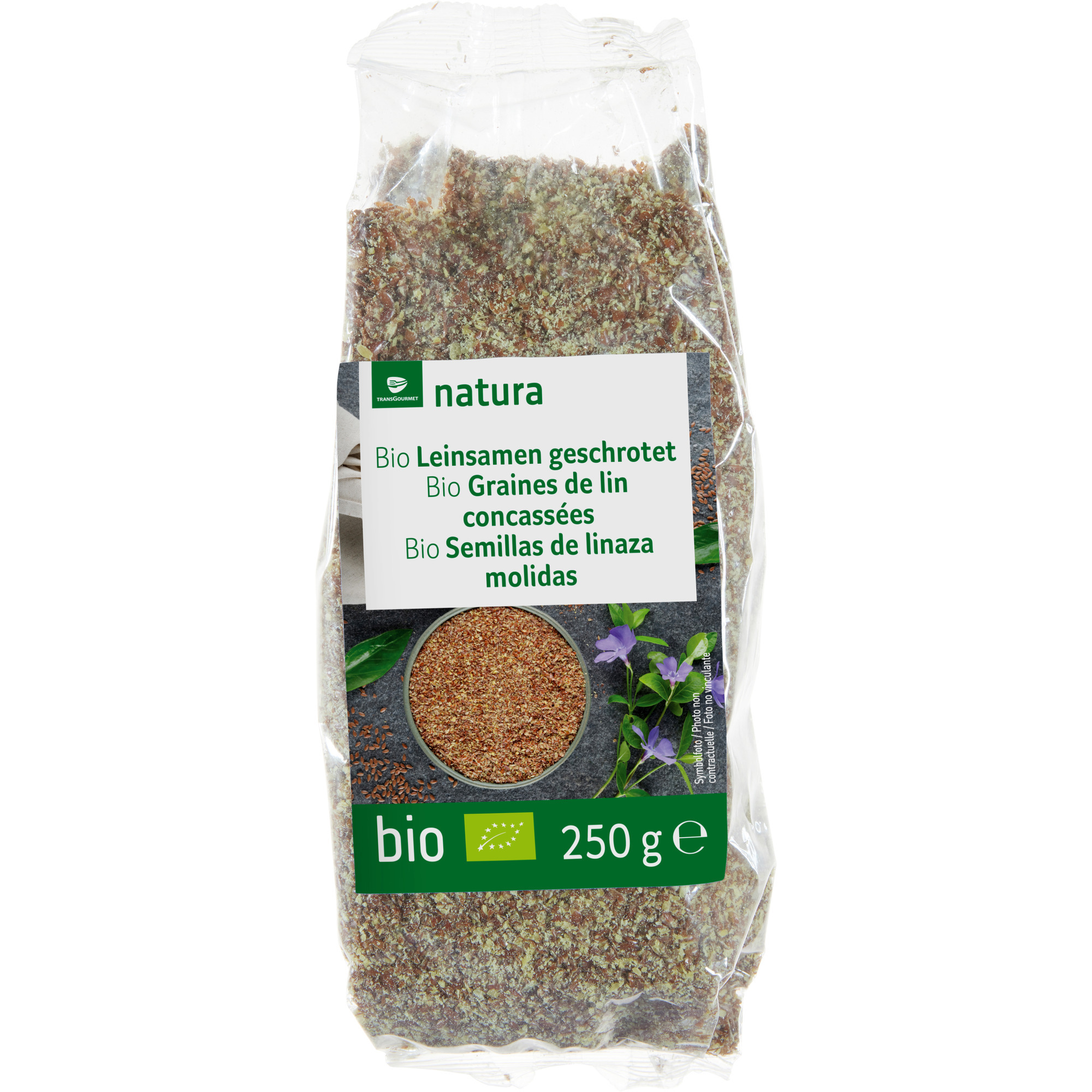 Natura Bio Leinsamen geschrotet 250g