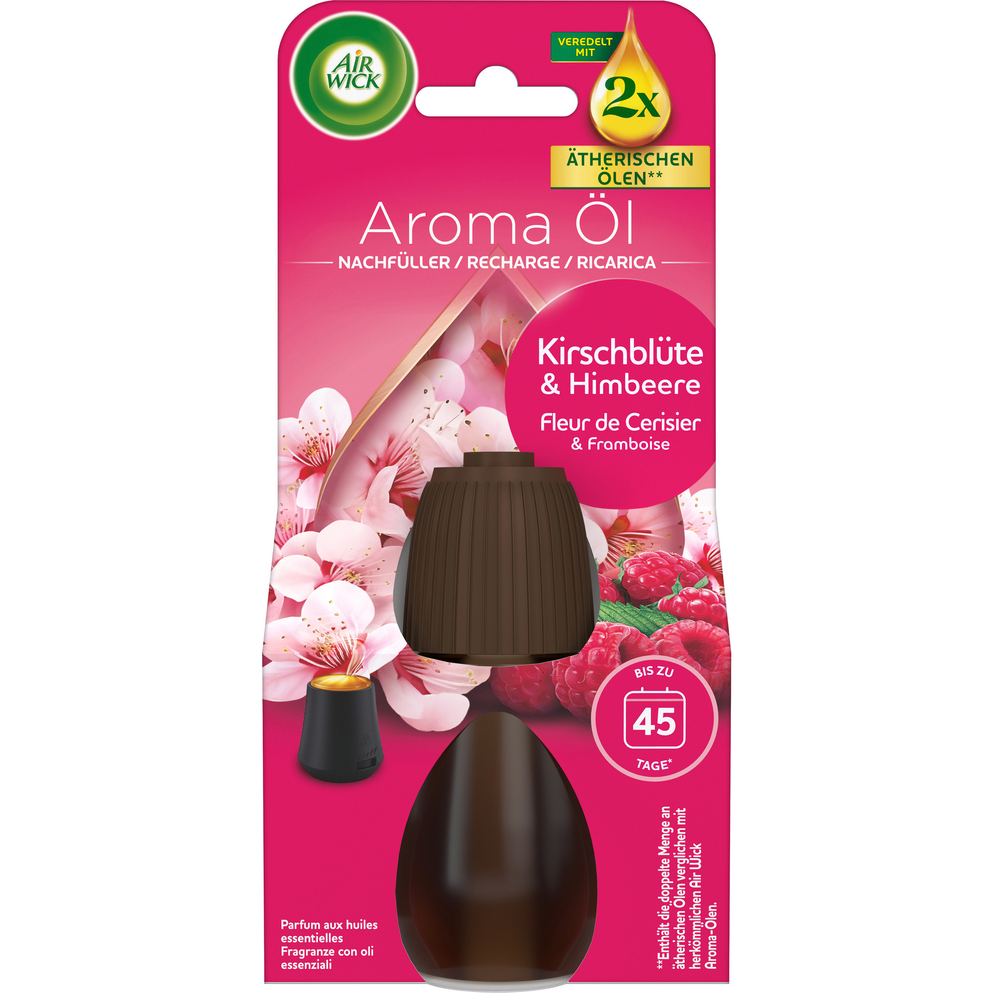 Airw. Aroma Öl Flakon, Kirschbl.&Himb.