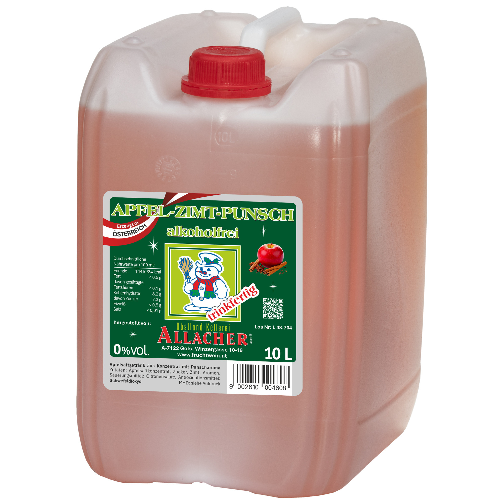 Allacher Apfel Zimt Punsch AF 10l