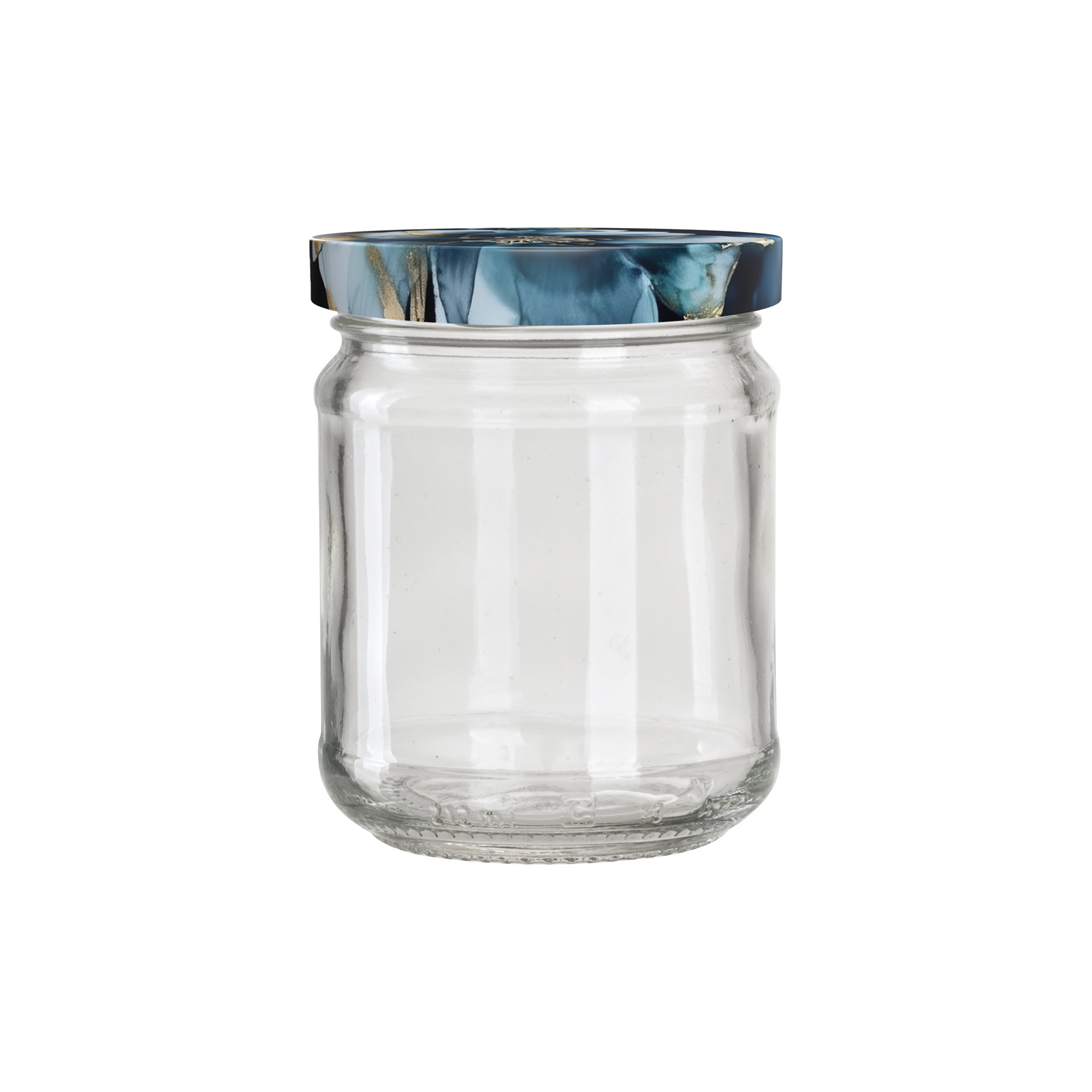 Vorratsglas TO63 Klatschm.blau 212ml 6er