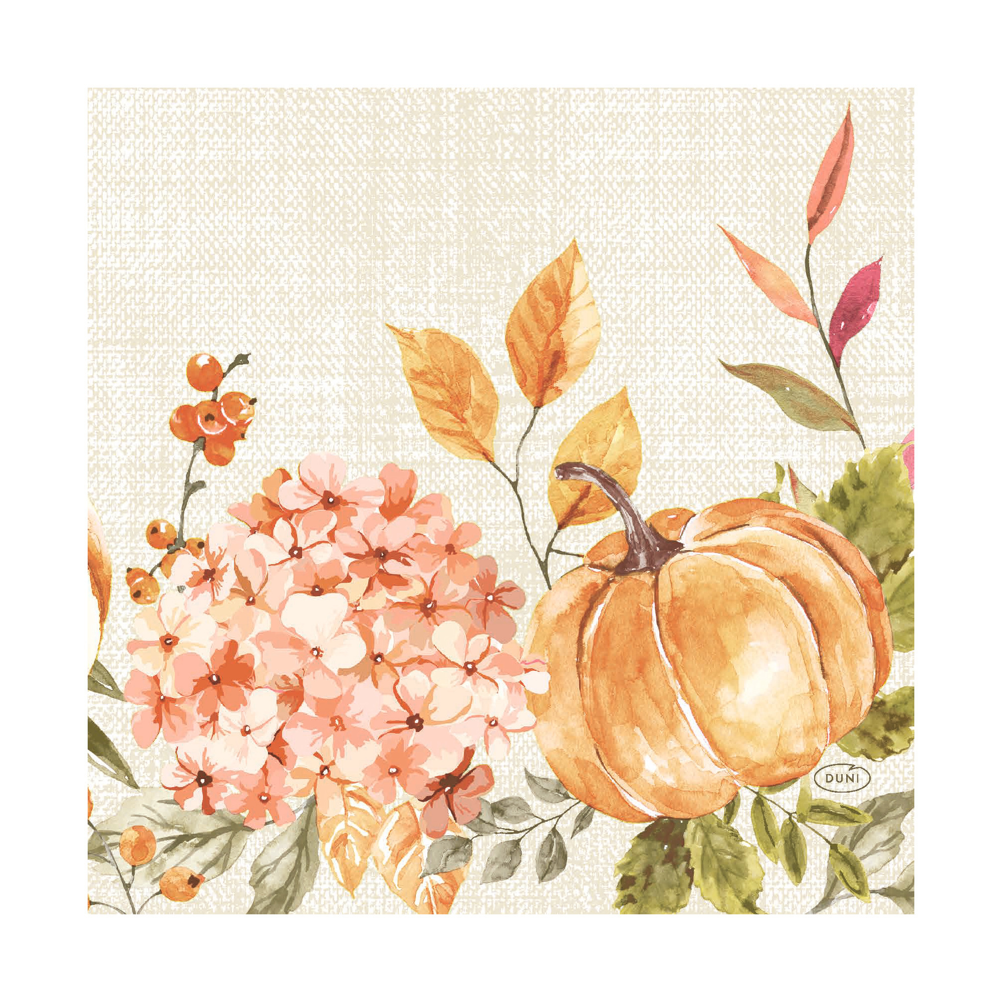 Duni Serv. 3lag 33/50er, Spicy Pumpkin