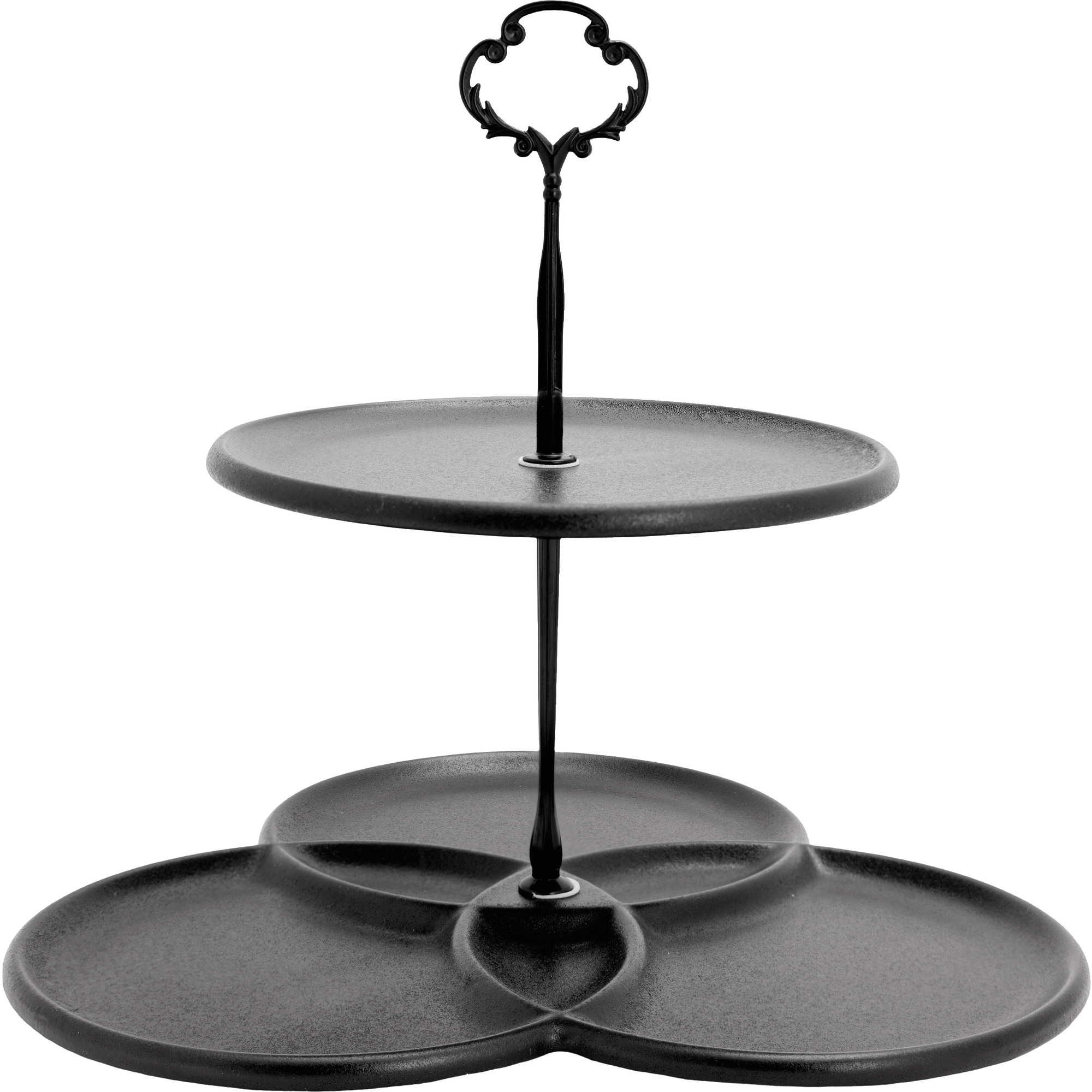 Etagere Ellips schwarz H26cm