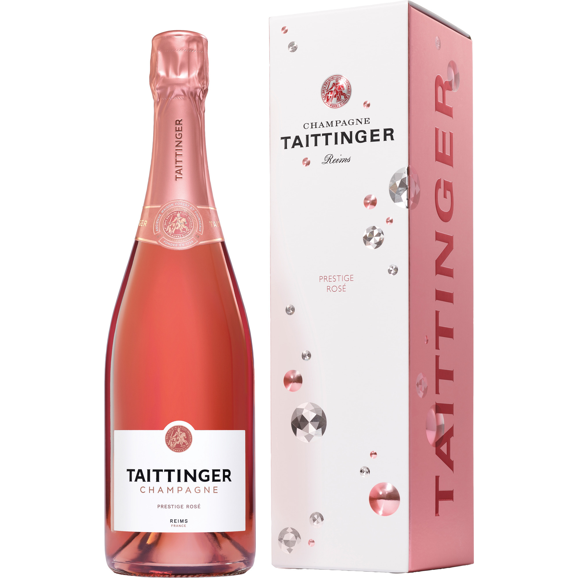 Taittinger Brut Rose im GK 0,75l