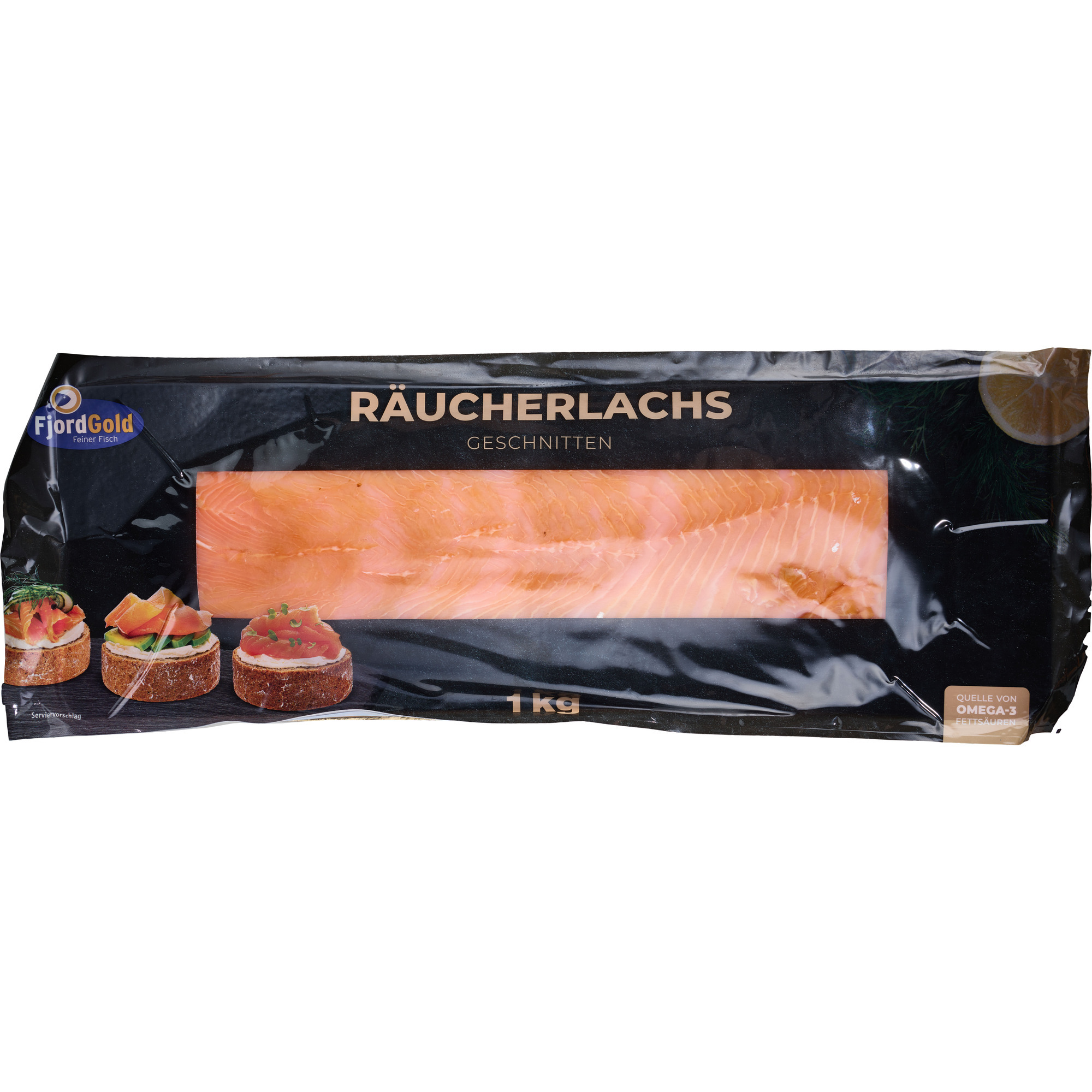Fjordgold Räucherlachs 1kg