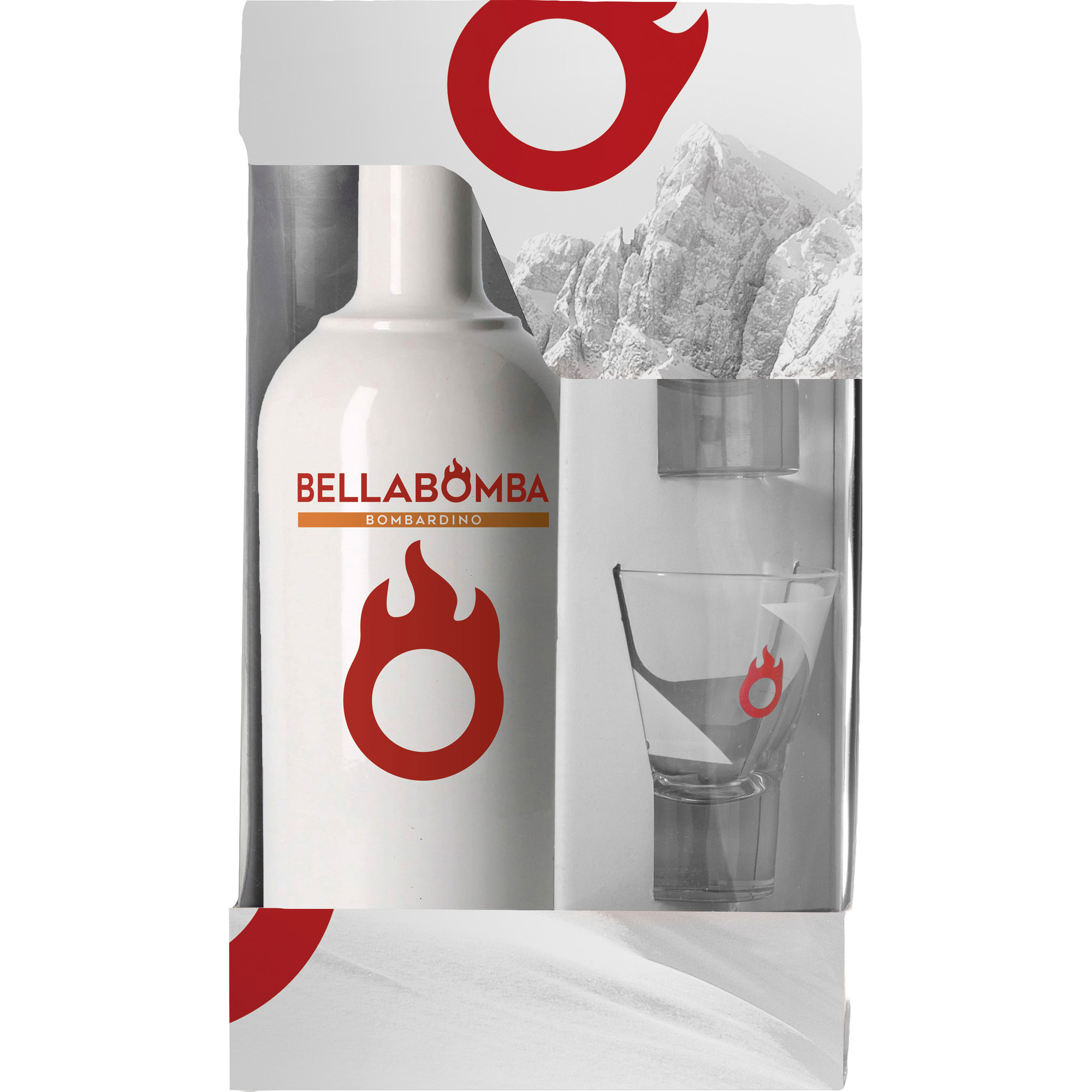 Marzadro Bellabomba 1l + 2 Gläser