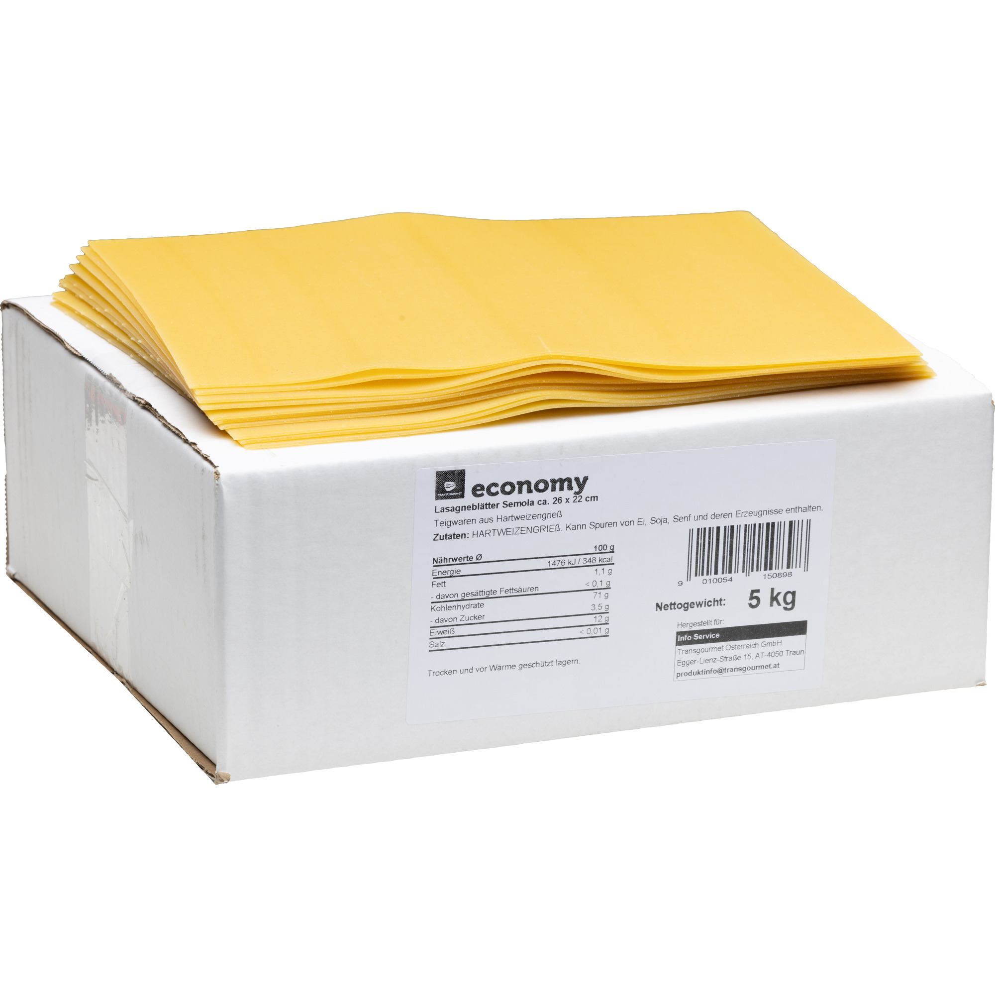 Economy Lasagne pláty semolinové 5kg