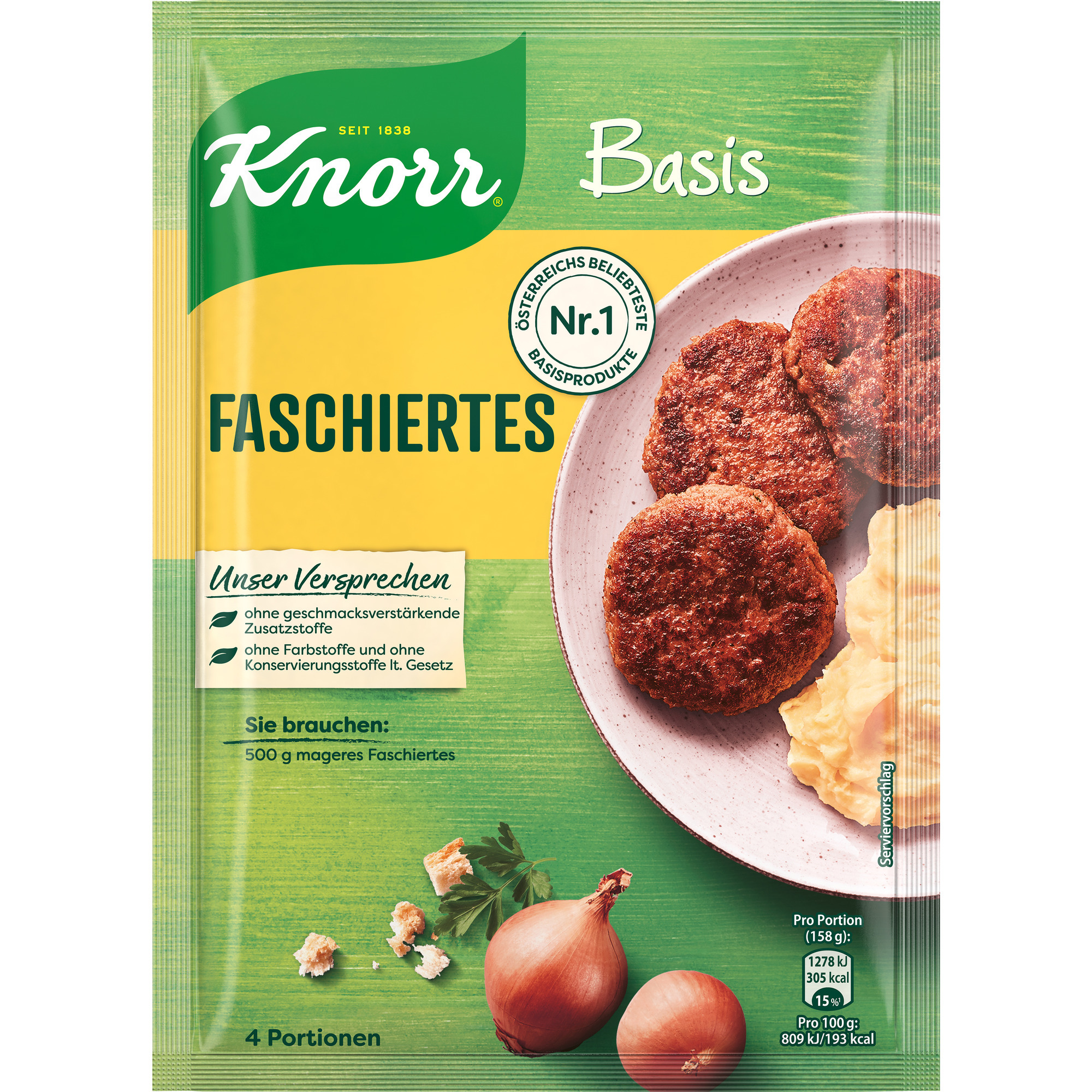 Knorr Basis, Faschiertes