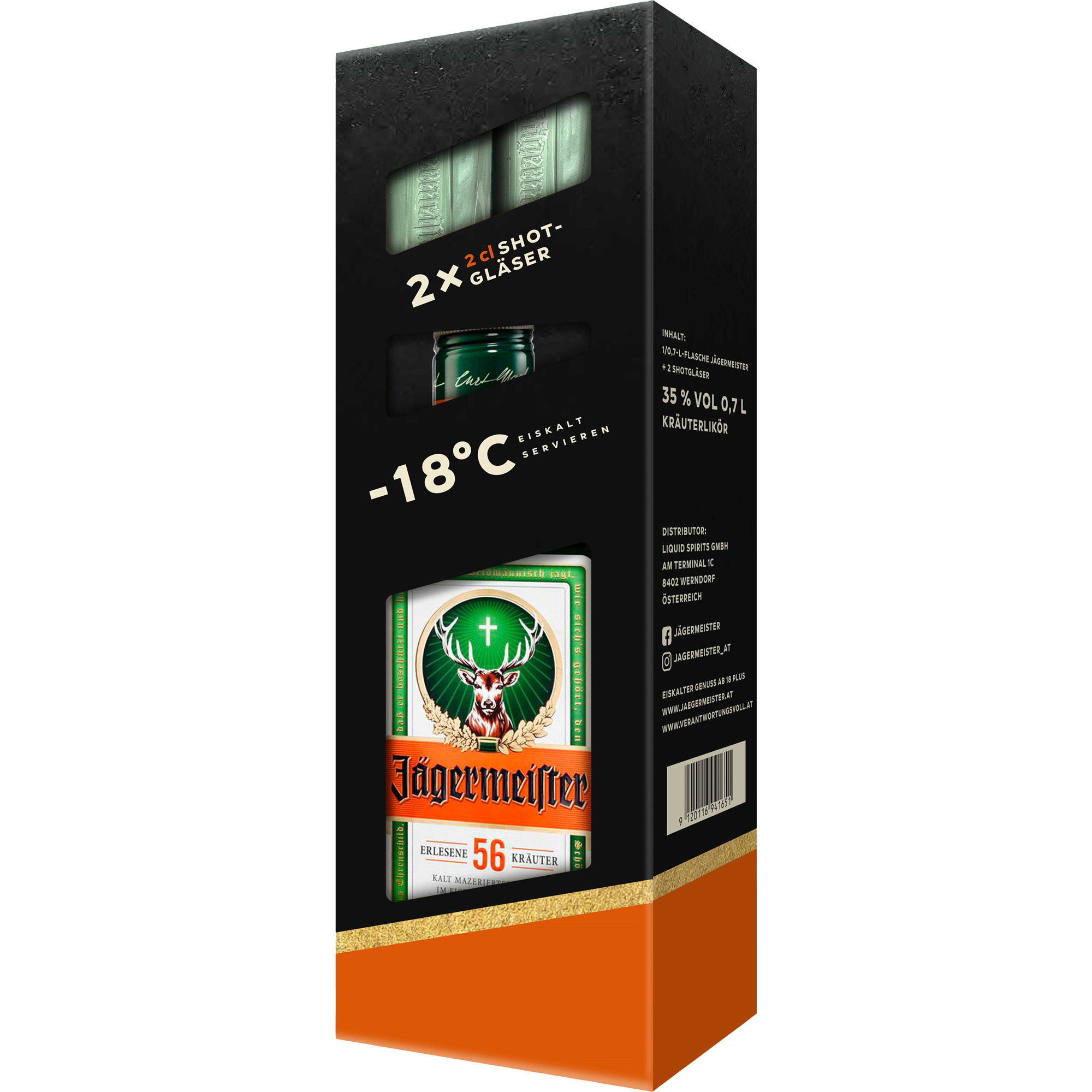 Jägermeister + 2 Gläser 0,7l