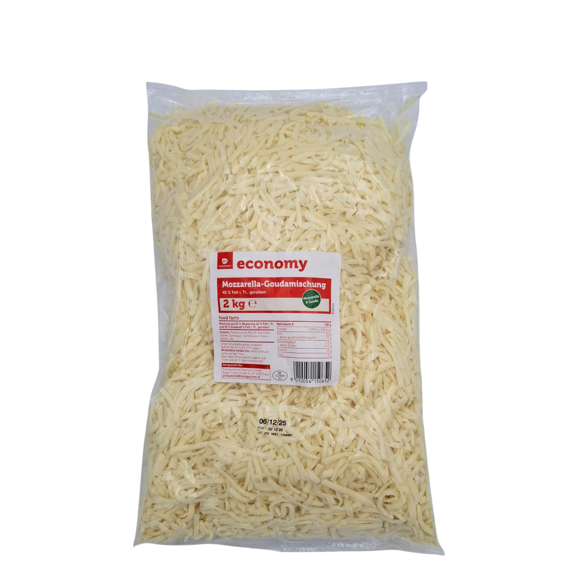Economy Mozzarella-Goudamischung 2kg