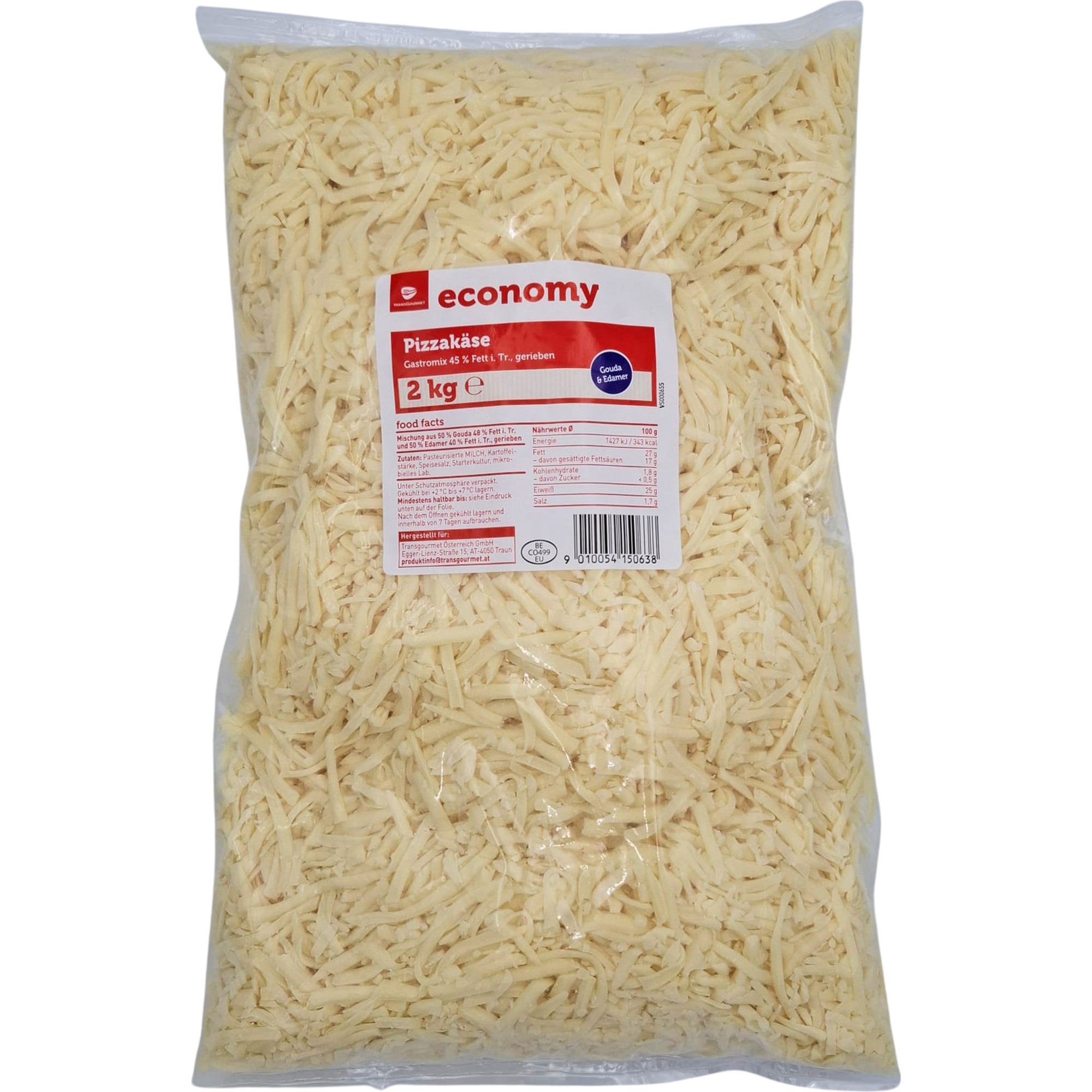 Economy Pizzakäse Gastromix 45% Fit 2kg