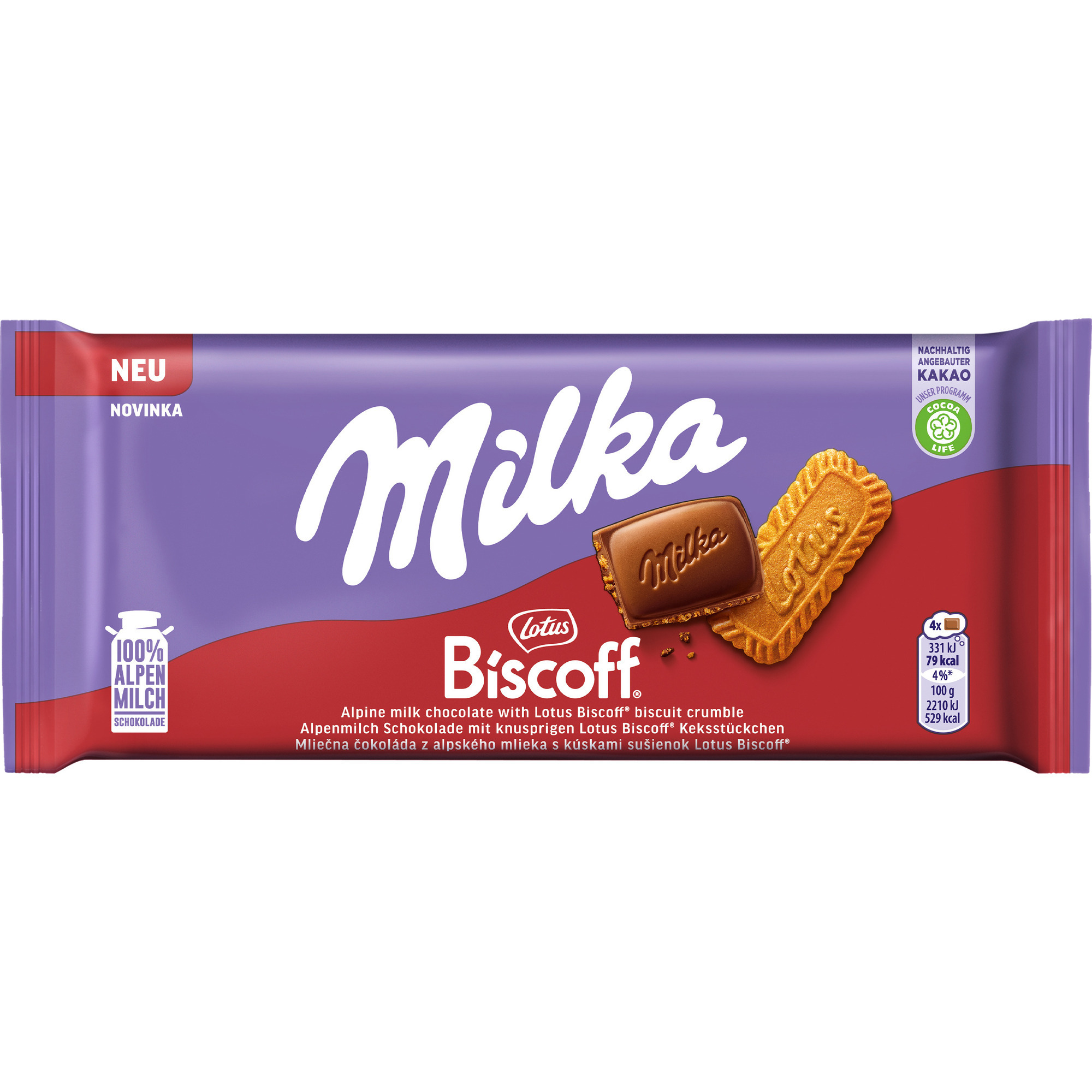 Milka Schoko 90g, Lotus
