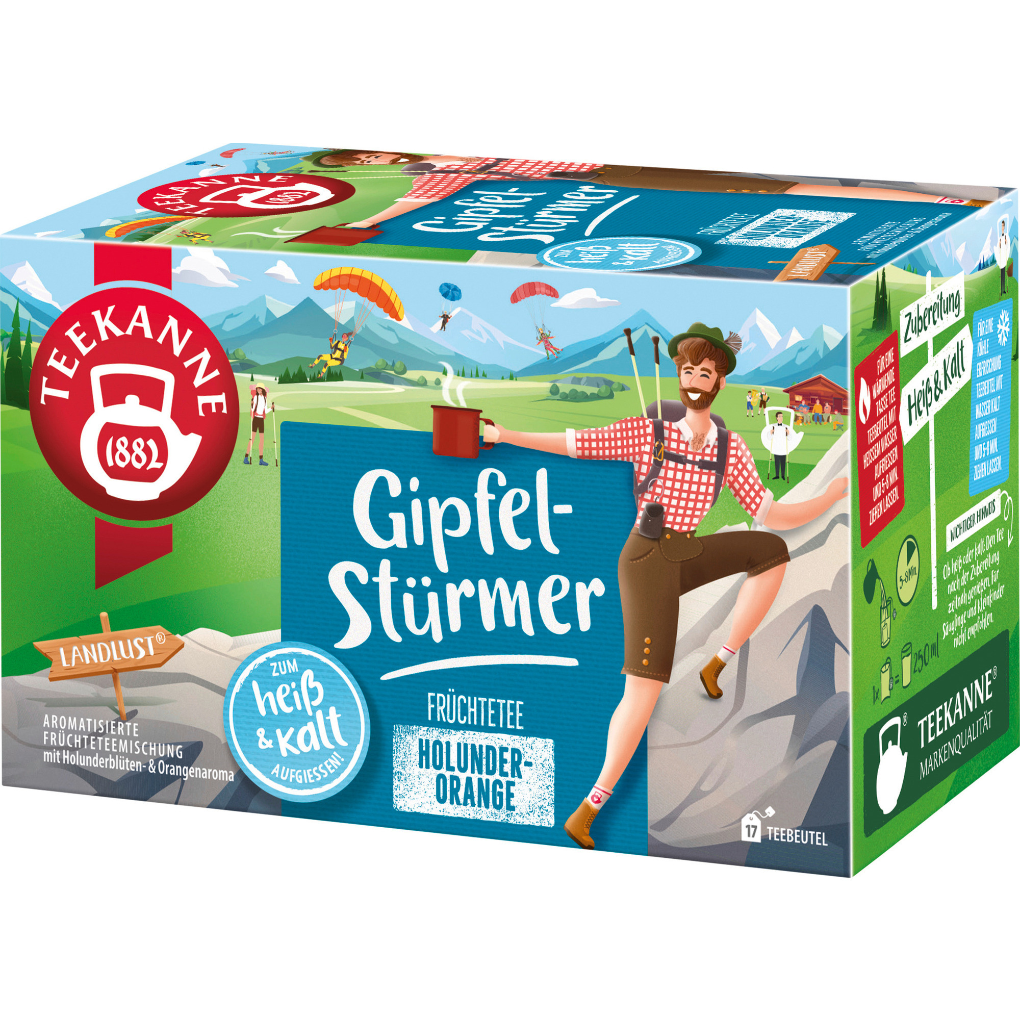 Teekanne Landlust 17er, Gipfelstürmer
