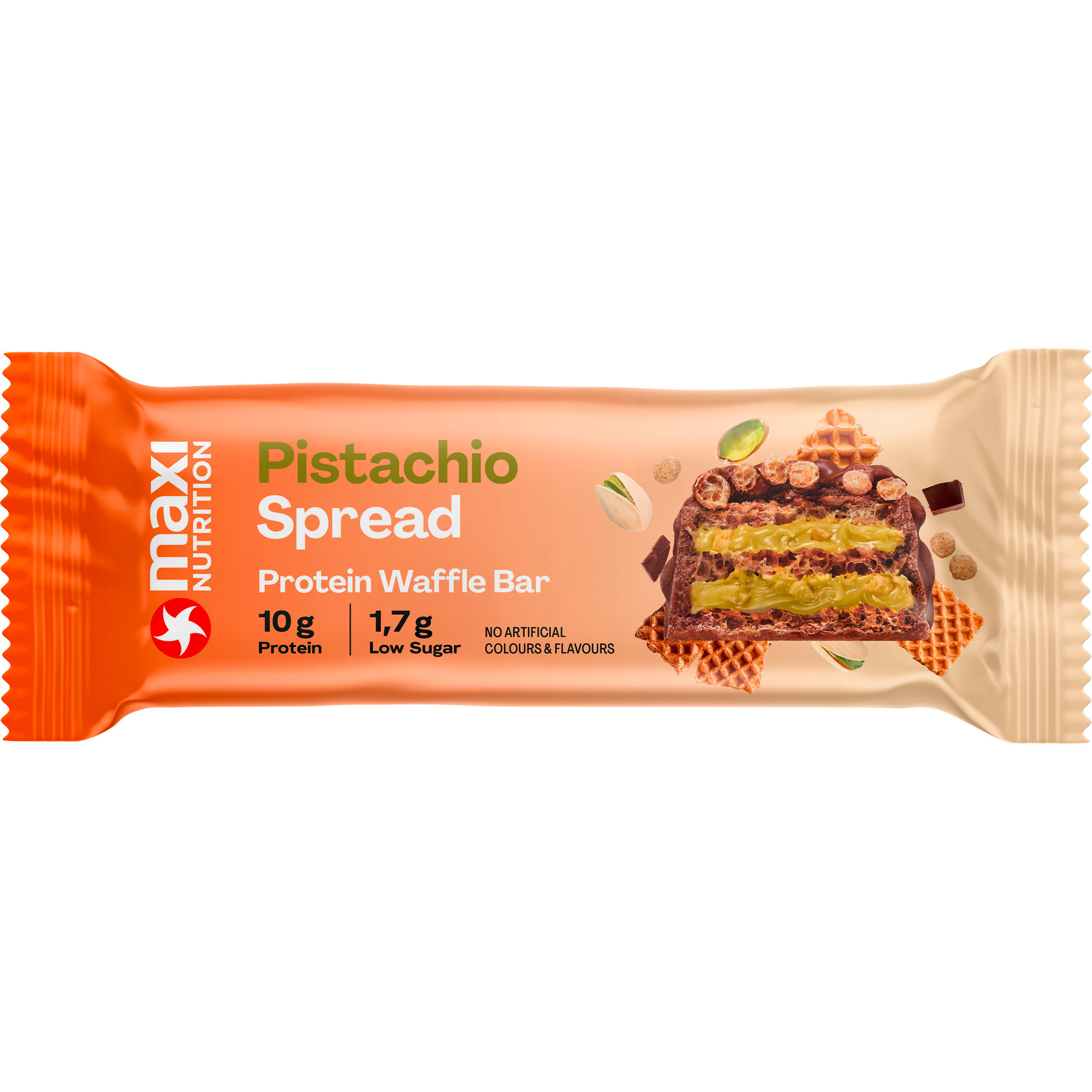 Maxi N. Protein Waffle Pistacchio 39g