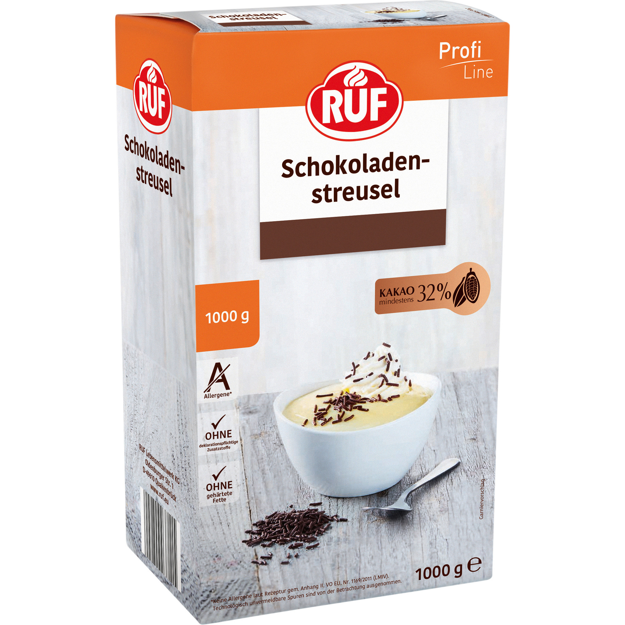 RUF Schoko Streusel 1kg