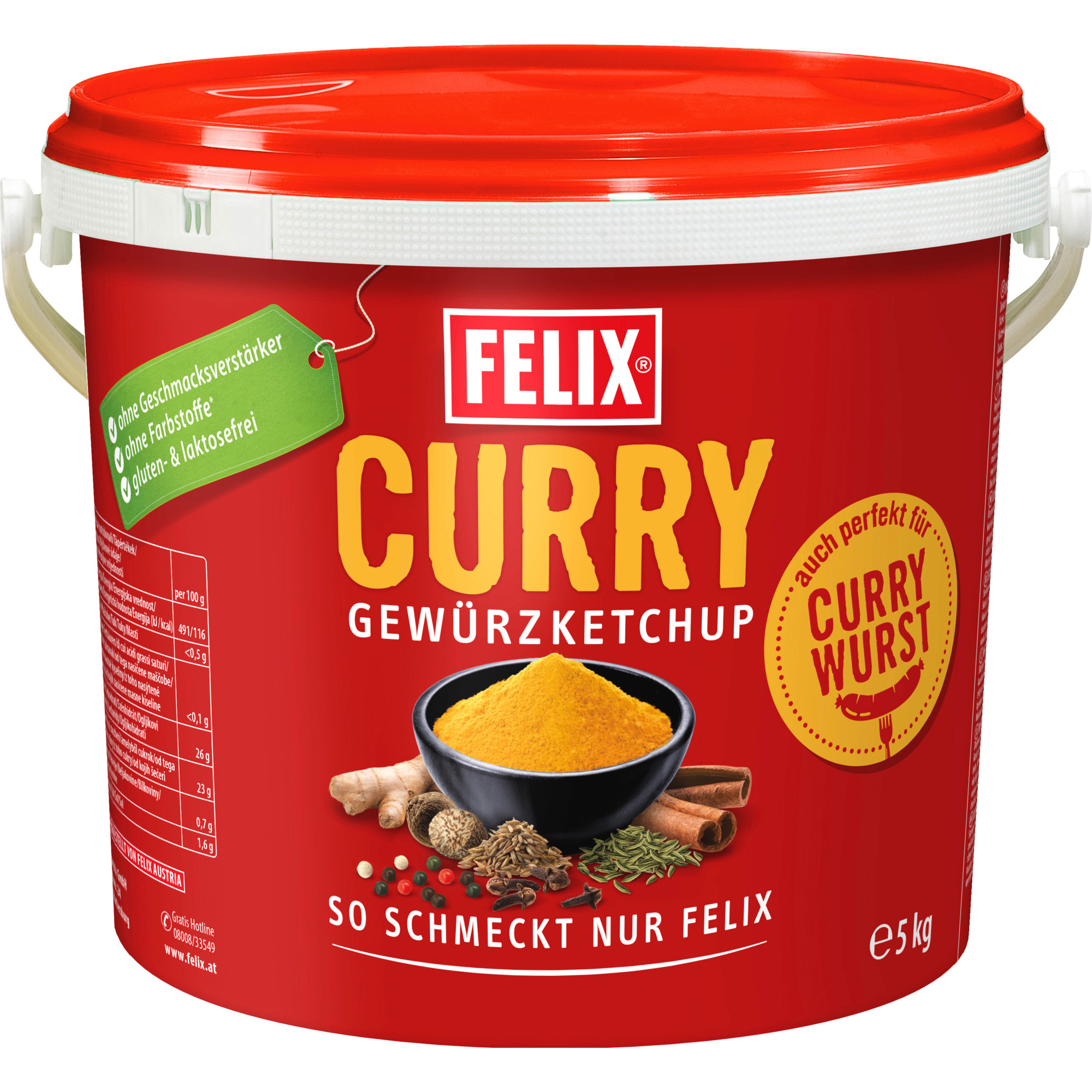 Felix Curry Gewürzketchup 5kg