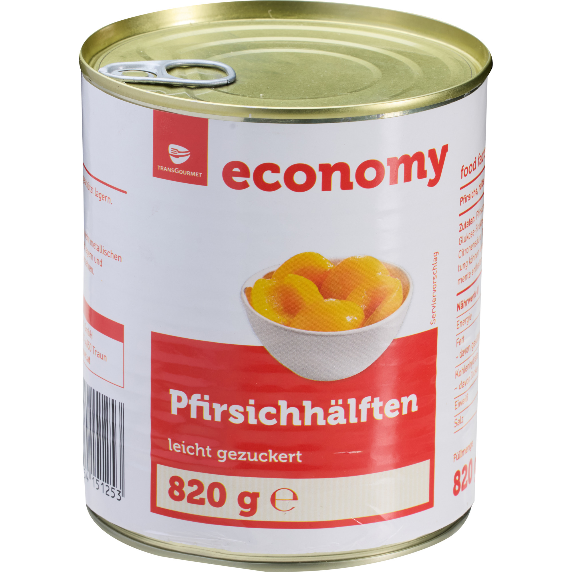 Economy Pfirsichhälften 850ml