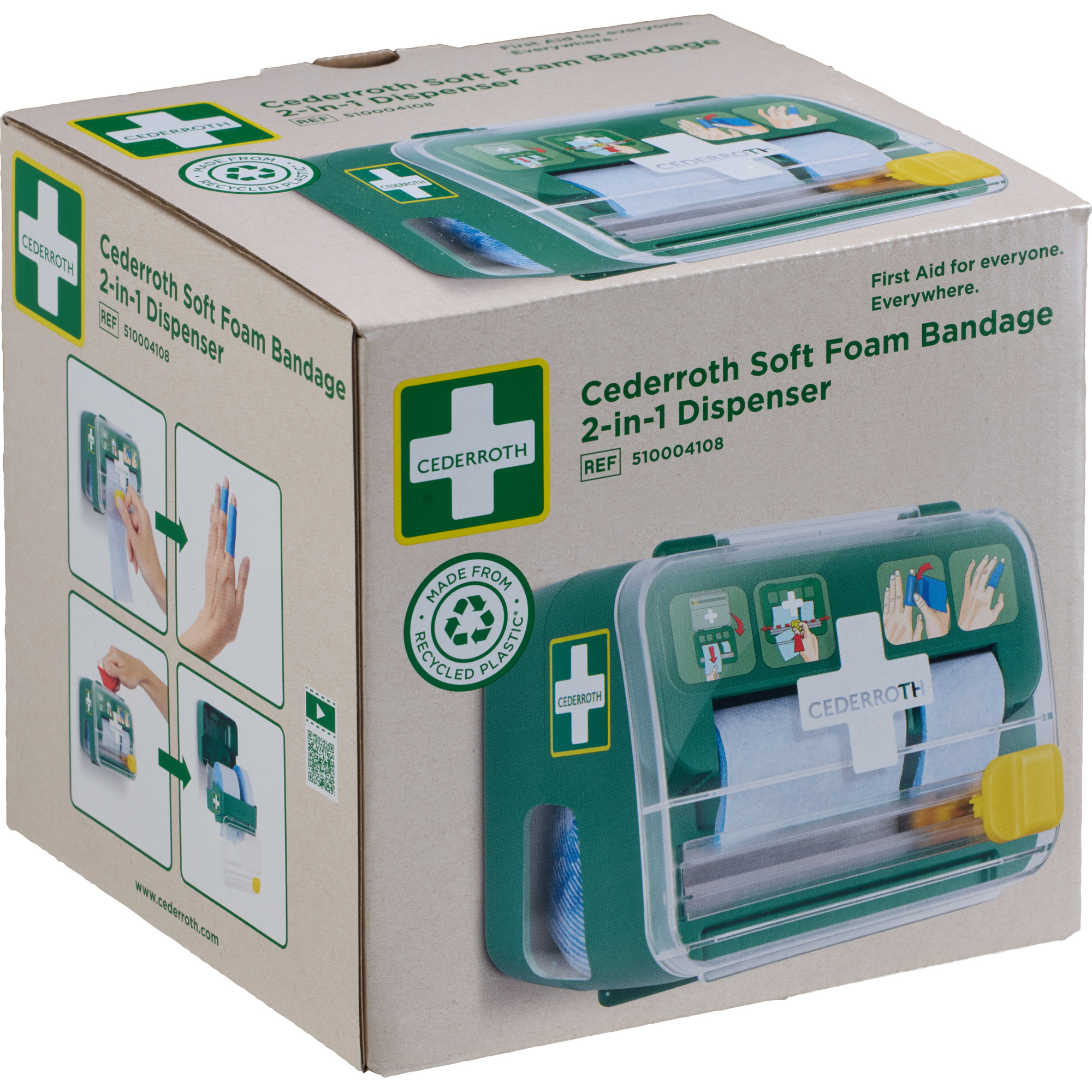 Cederr. SoftFoam Bandage Dispenser 2in1