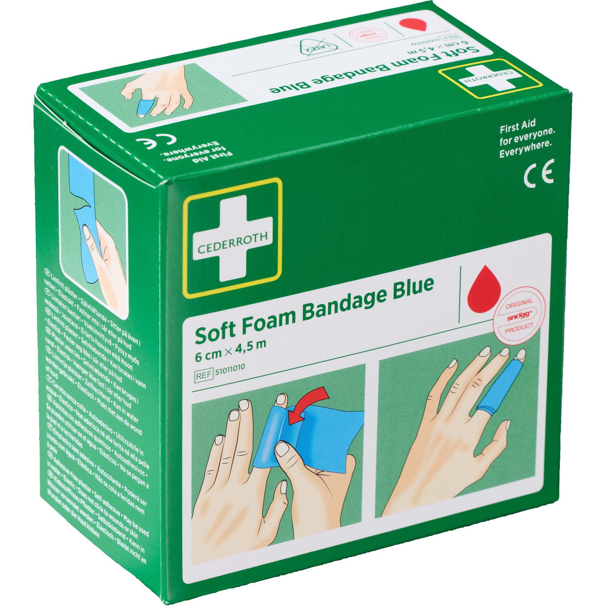 Cederr. SoftFoam Bandage bl. B6cm 4,5m