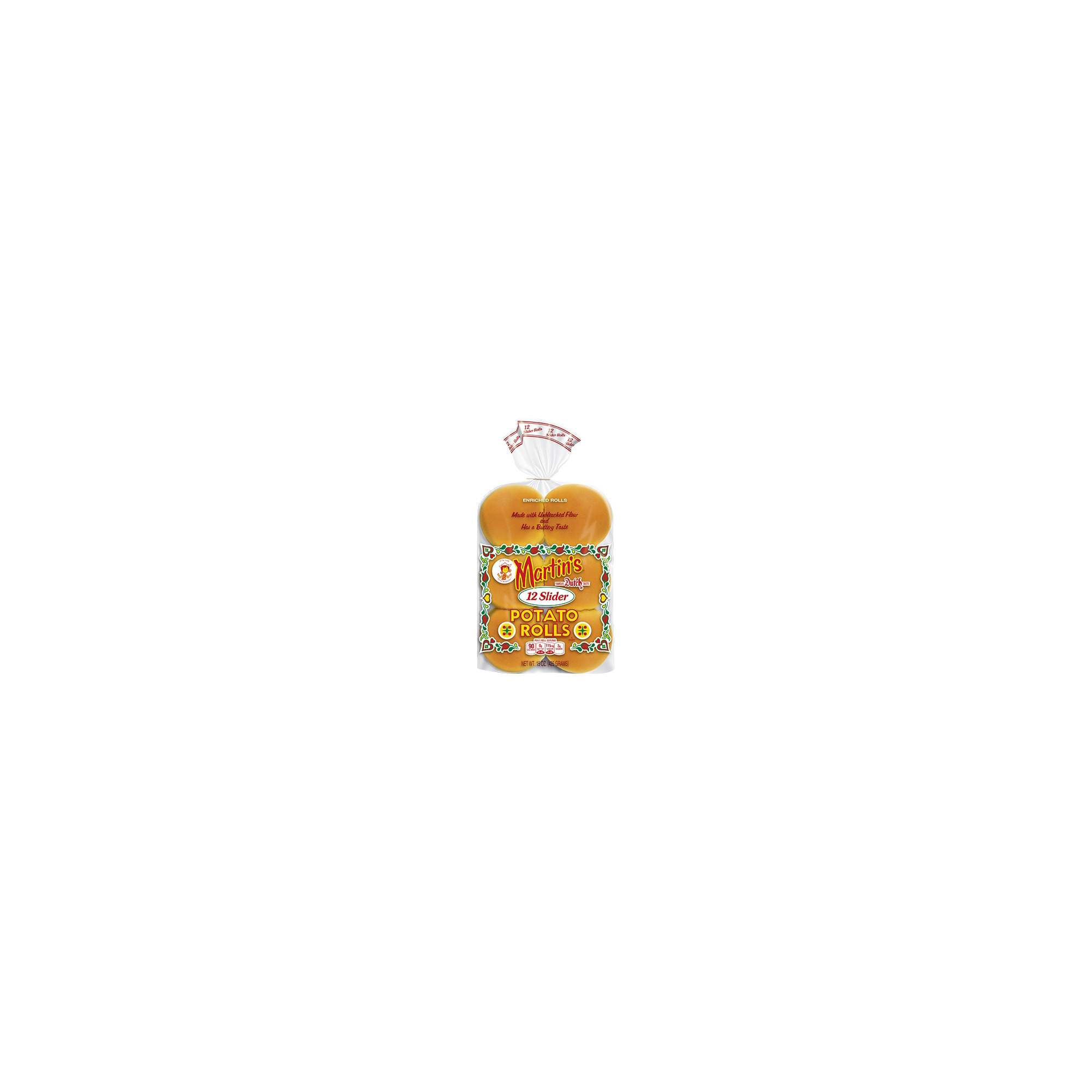 Martin's 4Inch Potato Rolls TK 4x12x60g