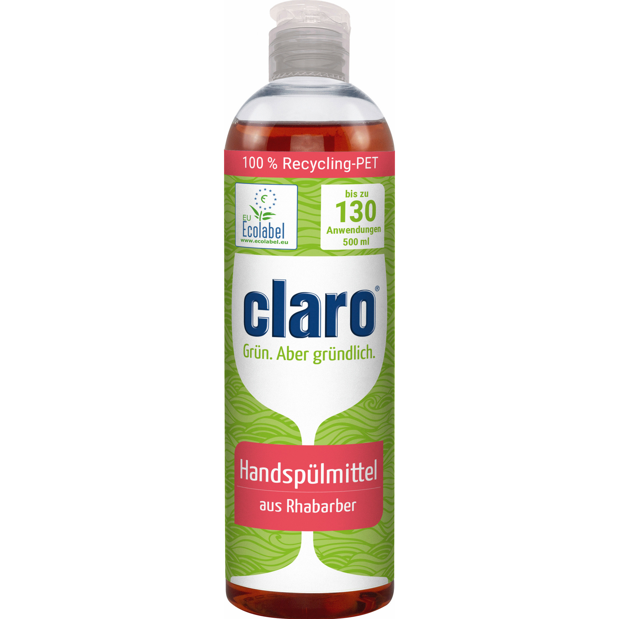 Claro Öko Spülmittel Rhabarber 500ml