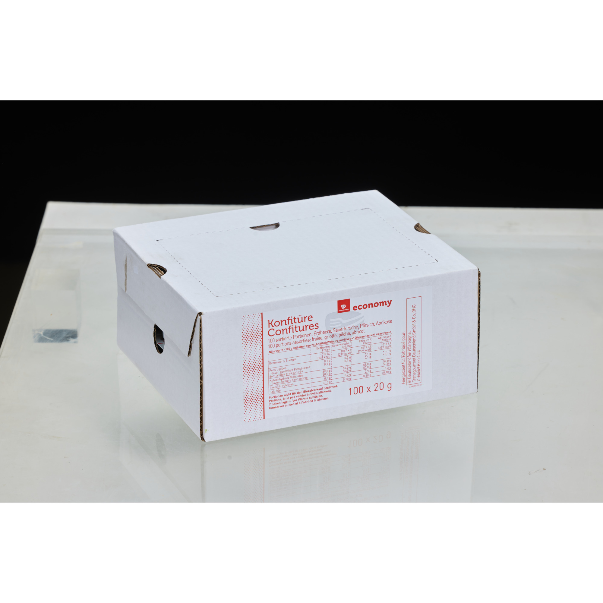 Economy Konfitüre Sort. 100x20g