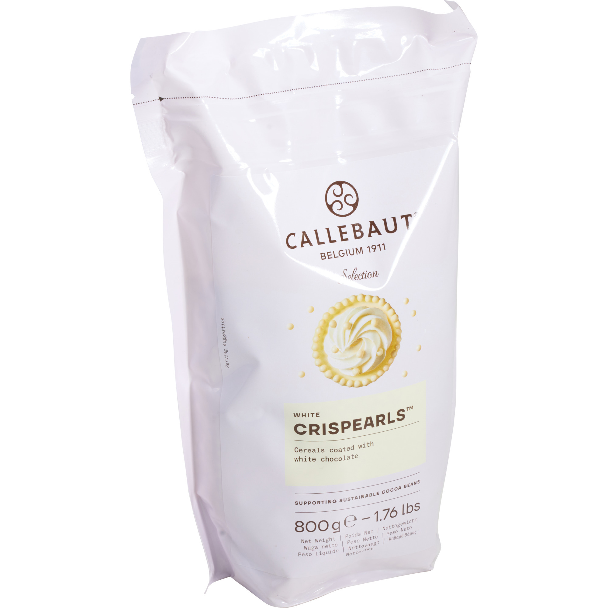 Calleb. Crispearls weiss 800g