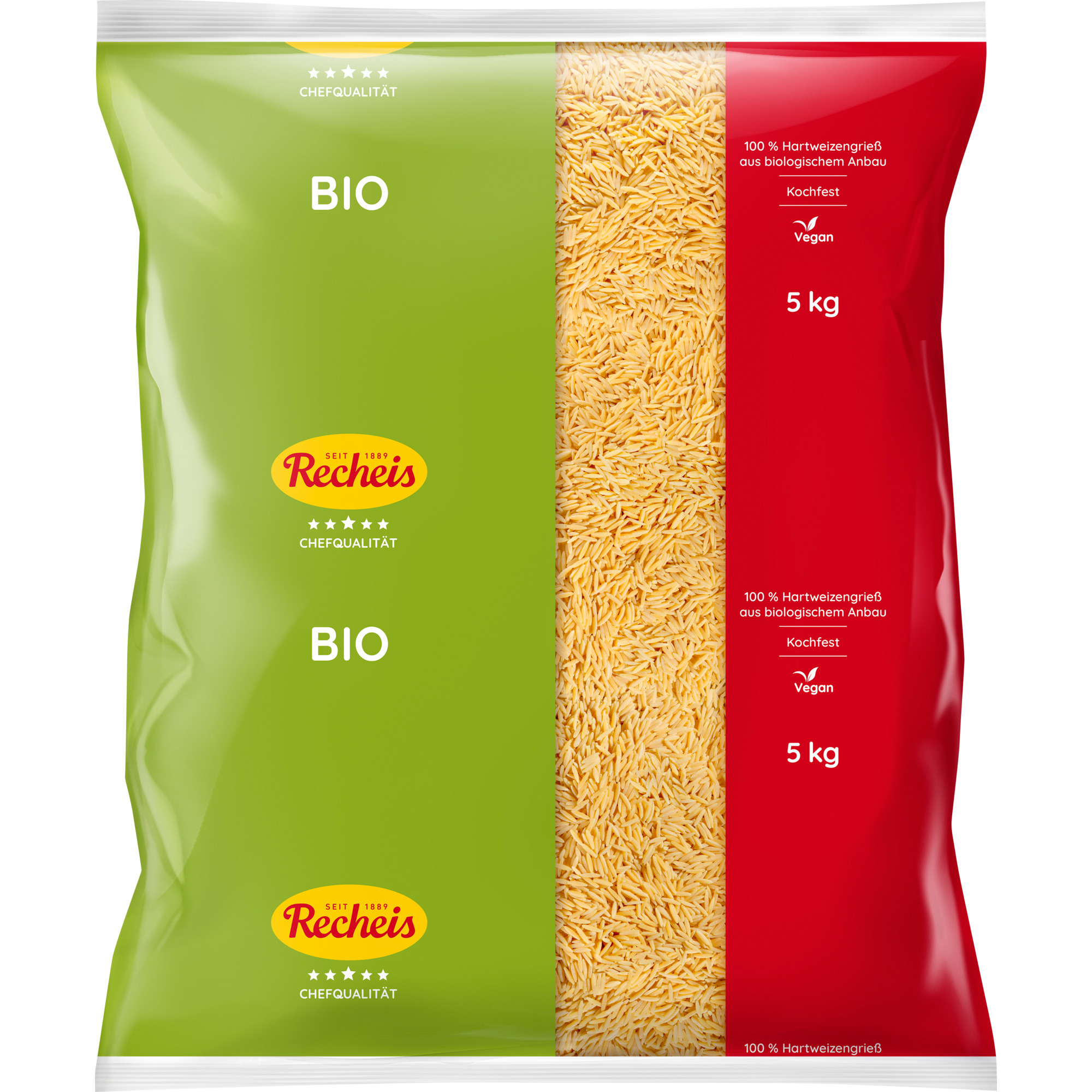 Recheis Bio Teigwaren 5kg, Teigreis