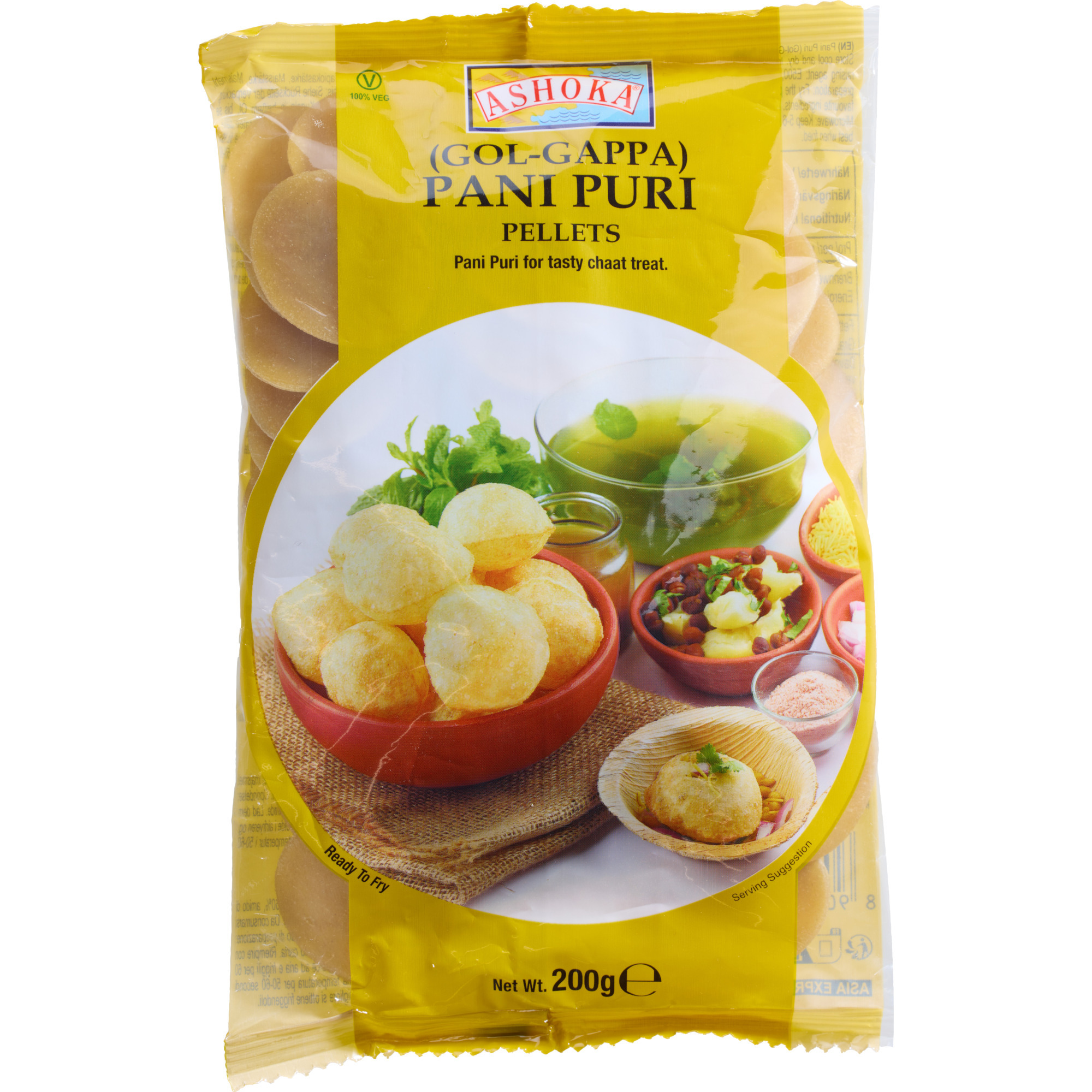 Pani Puri Teigbällchen zum Füllen 200g