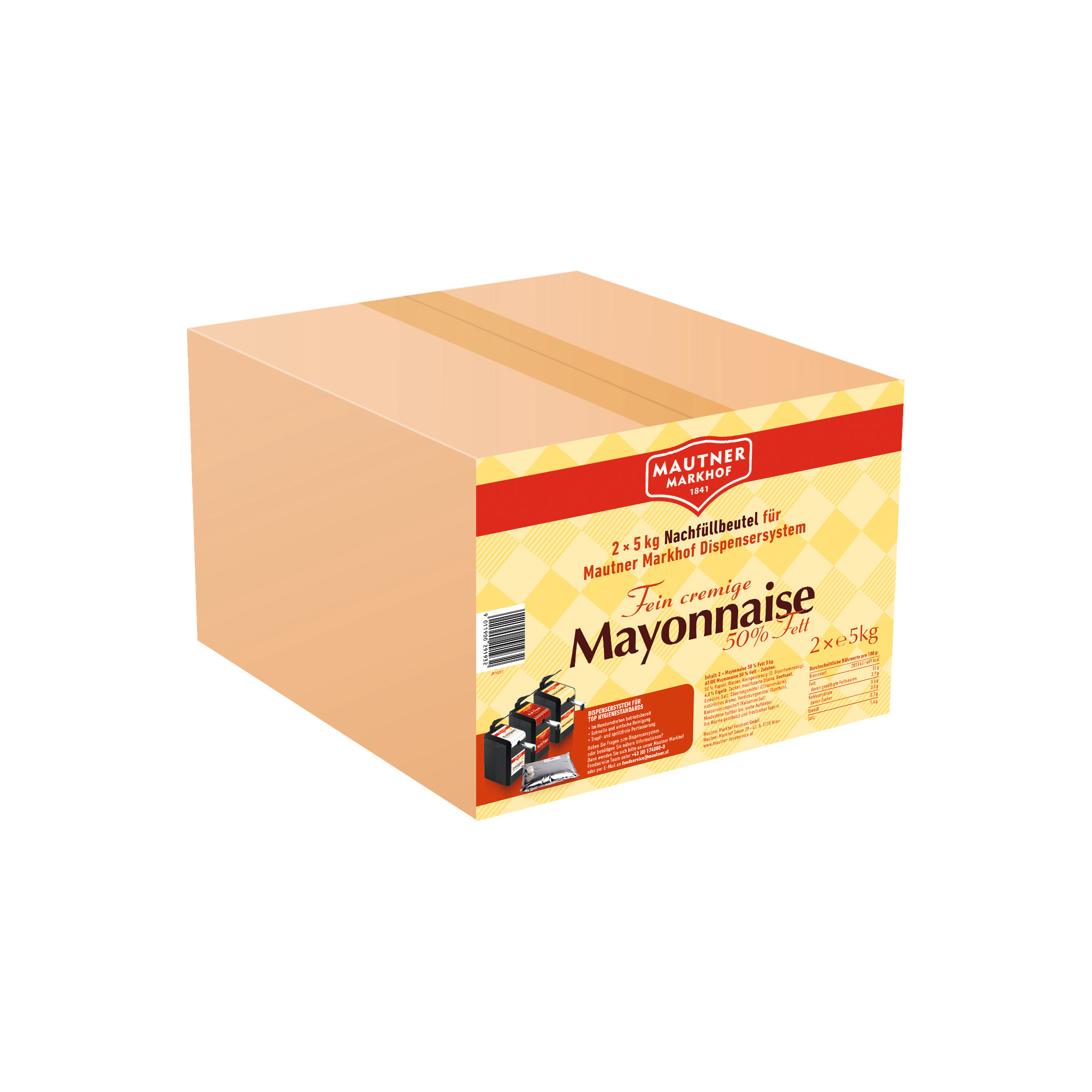 Mautner Mayonnaise 50% BiB 5kg