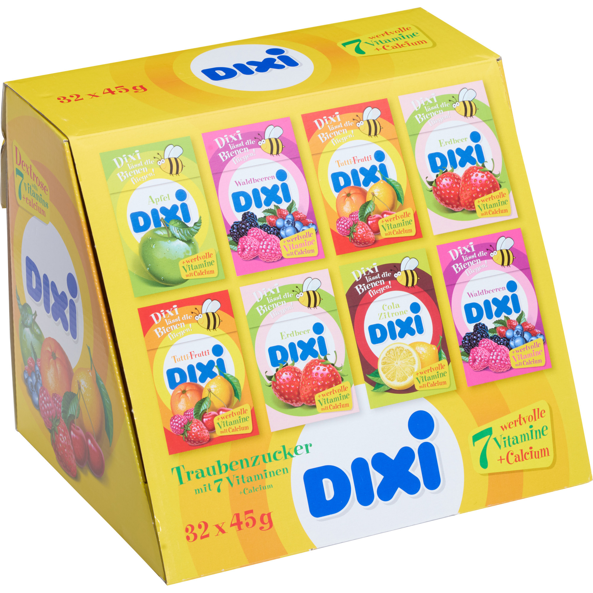 Dixi Traubenzucker sort. 32x45g MK