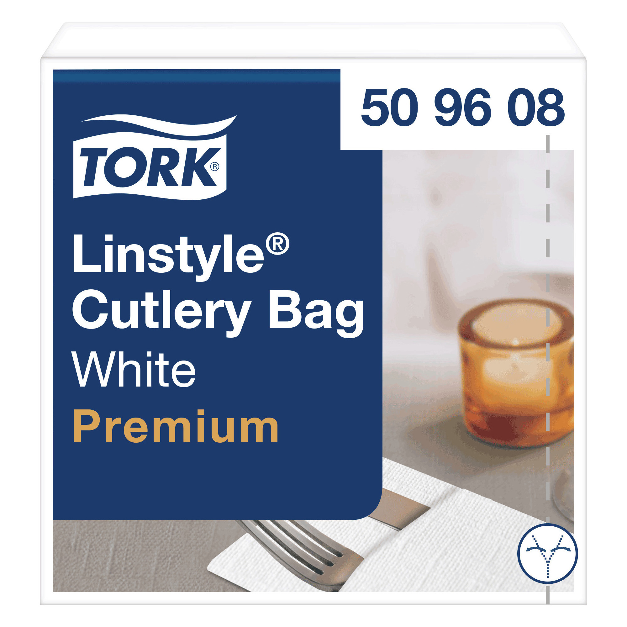 Tork Linstyle Besteckt.50er, weiss