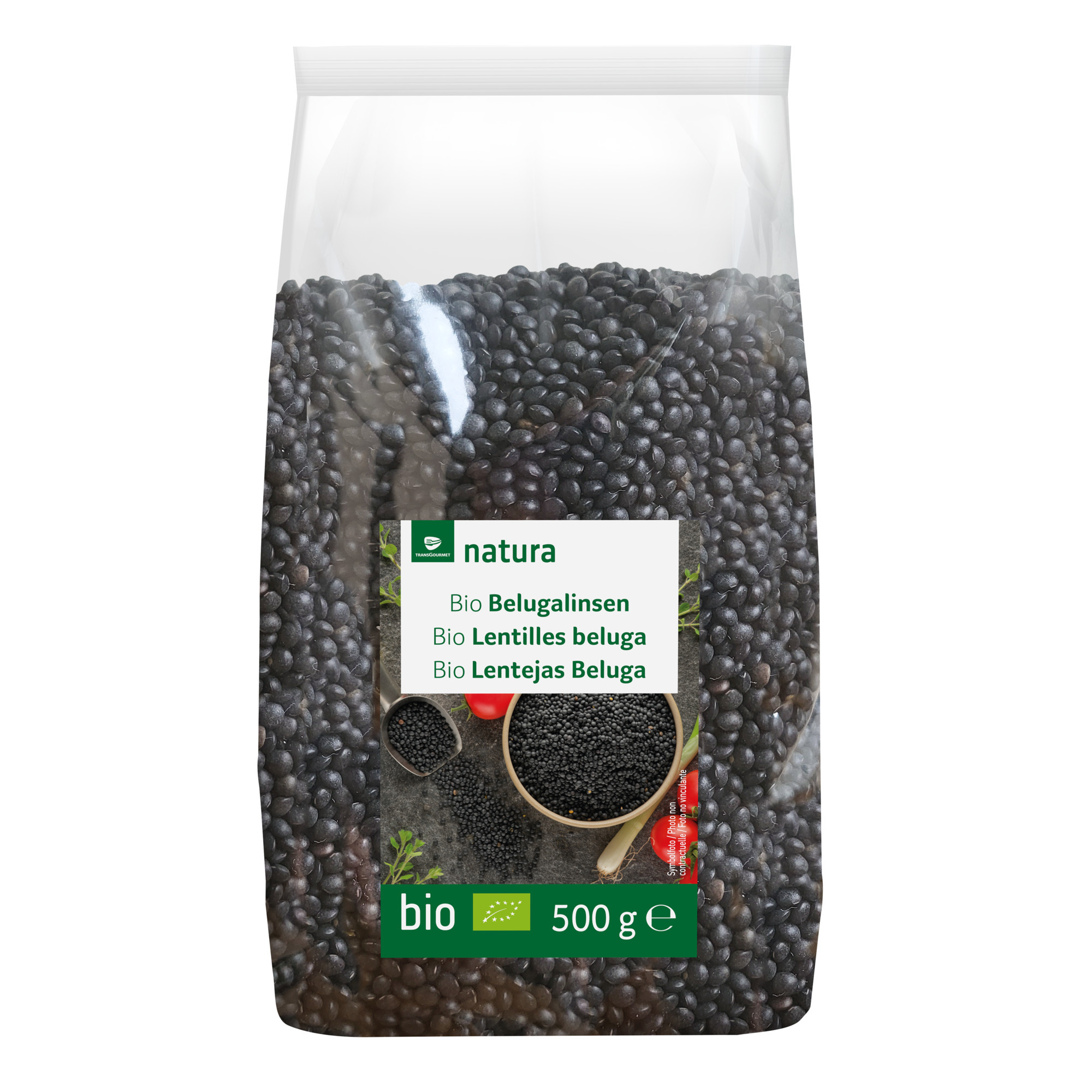 Natura Bio Belugalinsen schwarz 500g