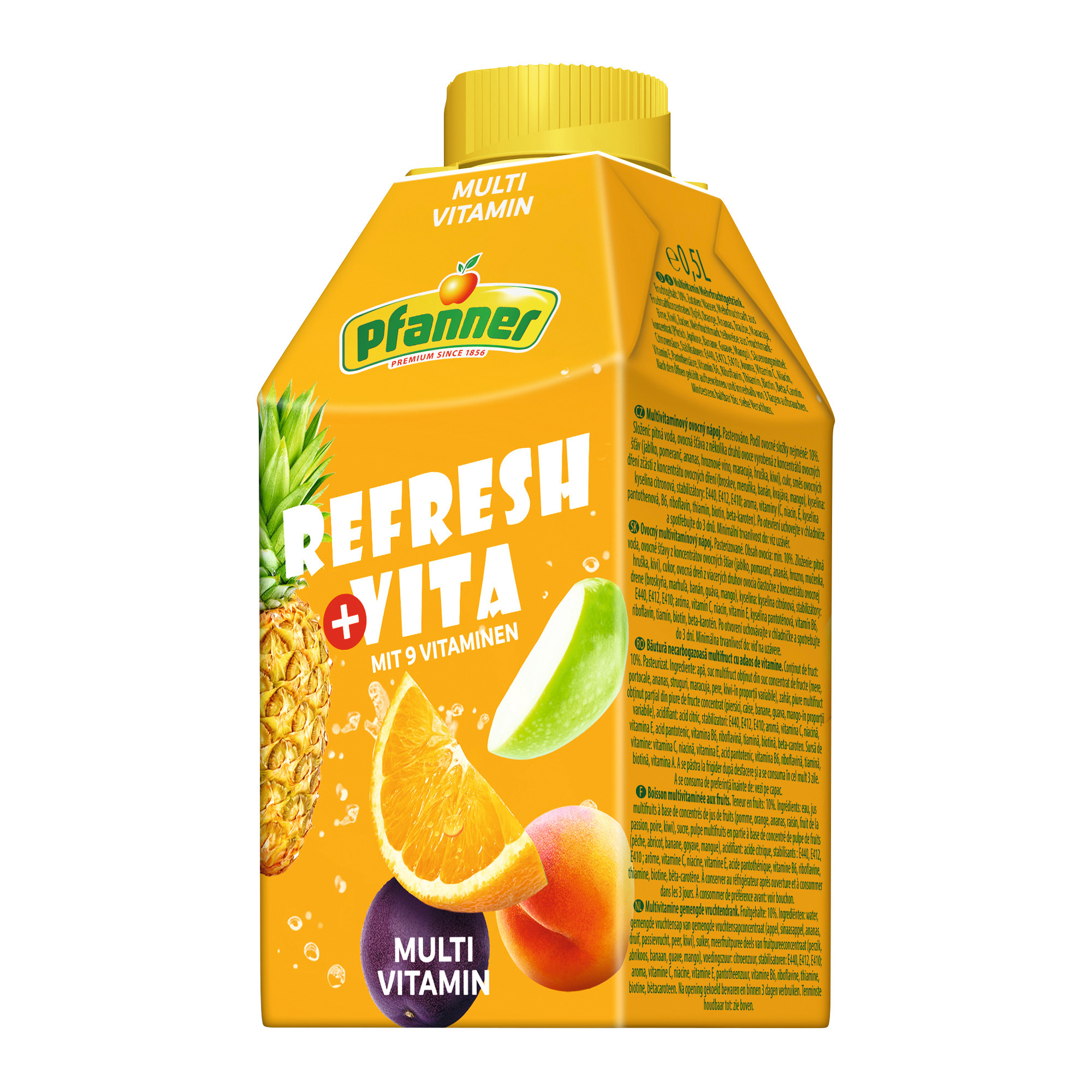 Pfanner Refresh Tetra 0,5, Multivitami