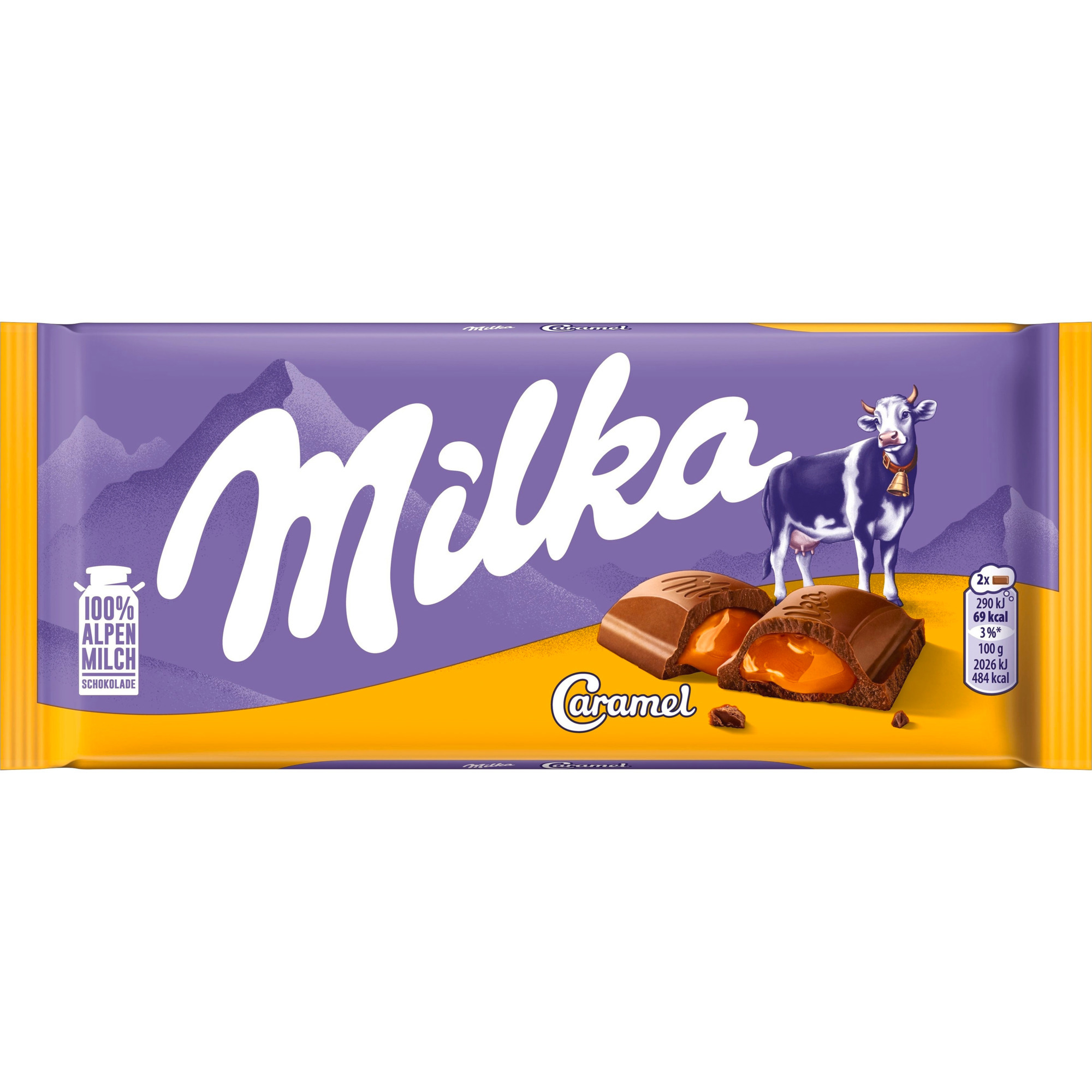 Milka Schoko 100g, Caramel
