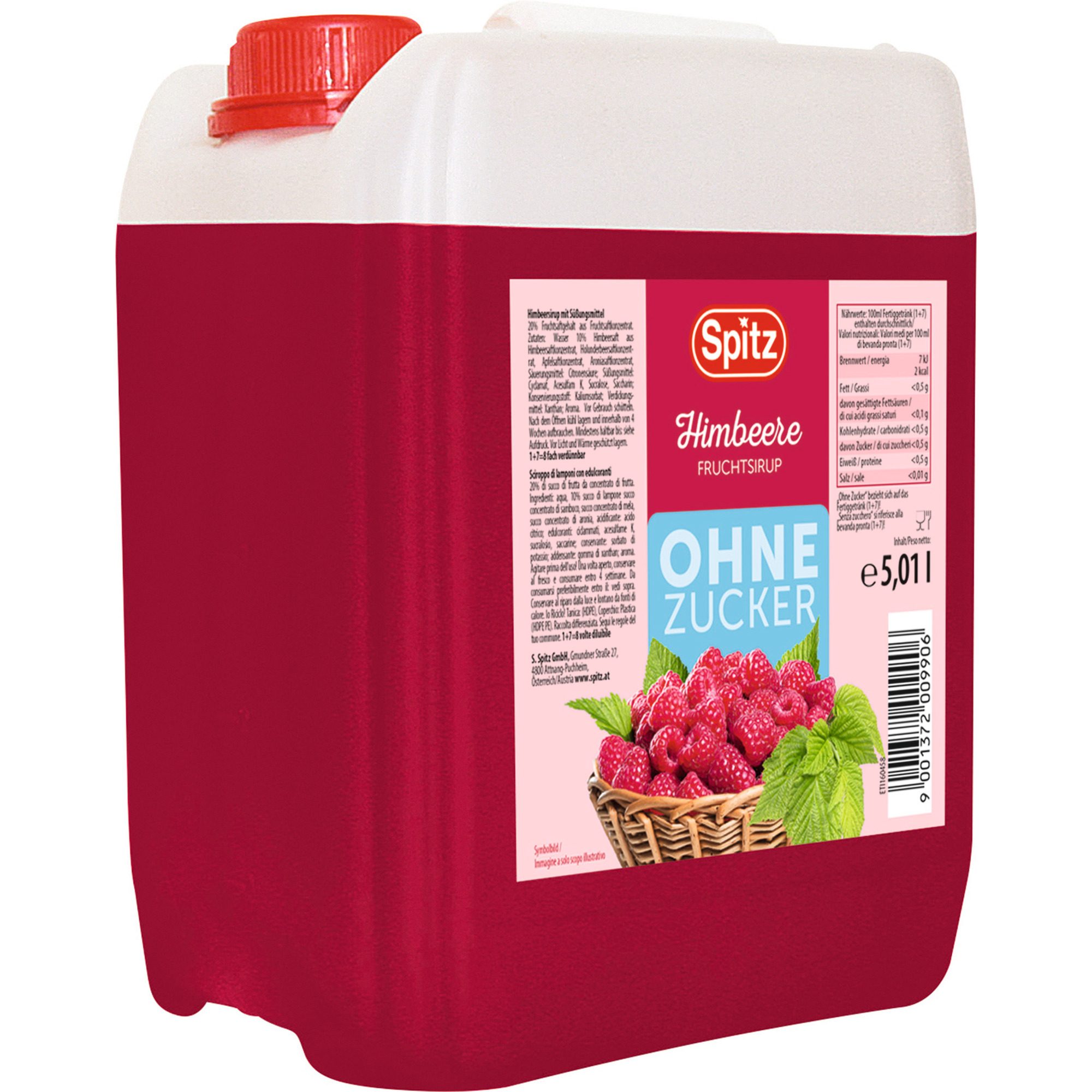 Spitz Sirup ZF 5l, Himbeer