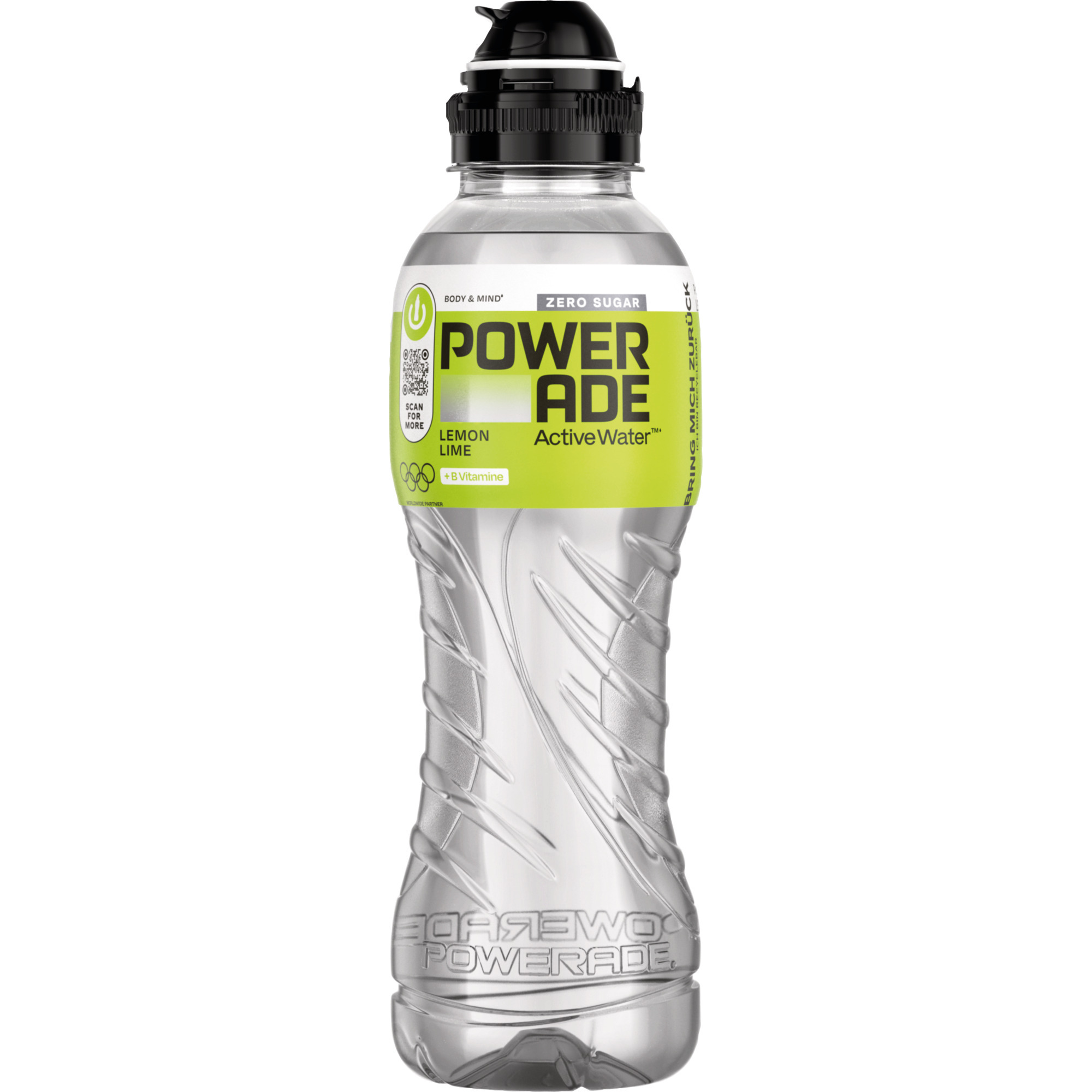 Powerade PET 0,5l EWP, Water Lemon Lime