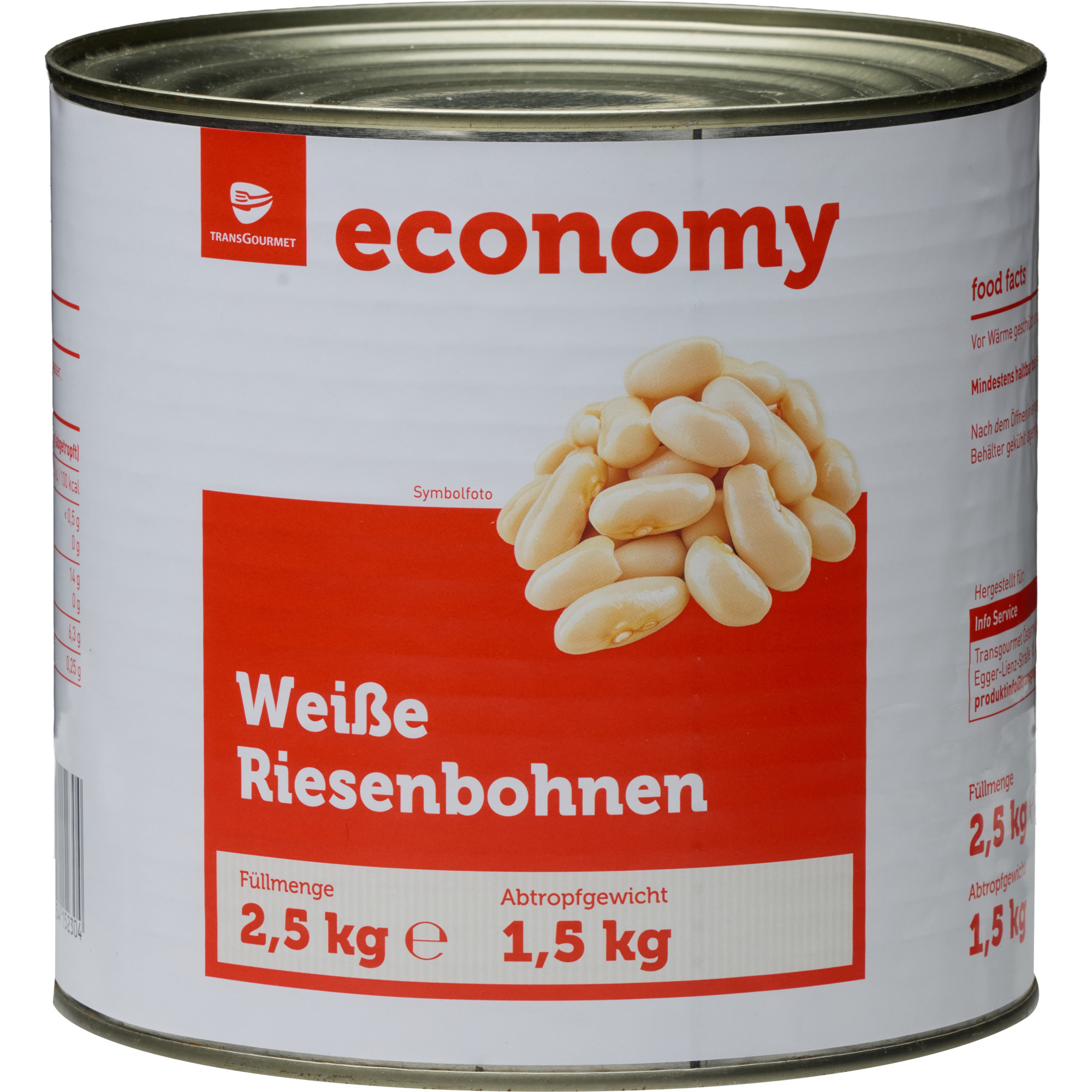 Economy weiße Riesenbohnen 3/1