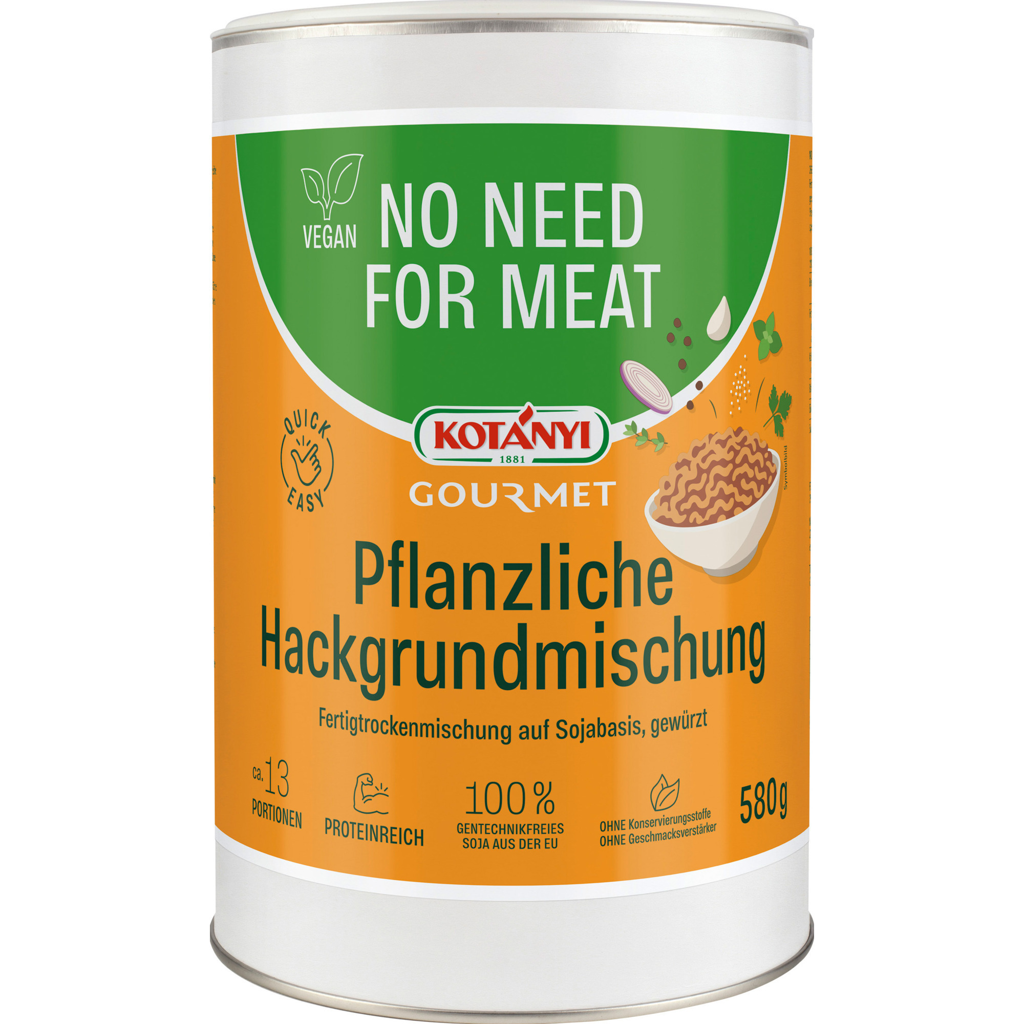 Kotanyi NNFM pfl.Hackgrundmisch. 1690ml