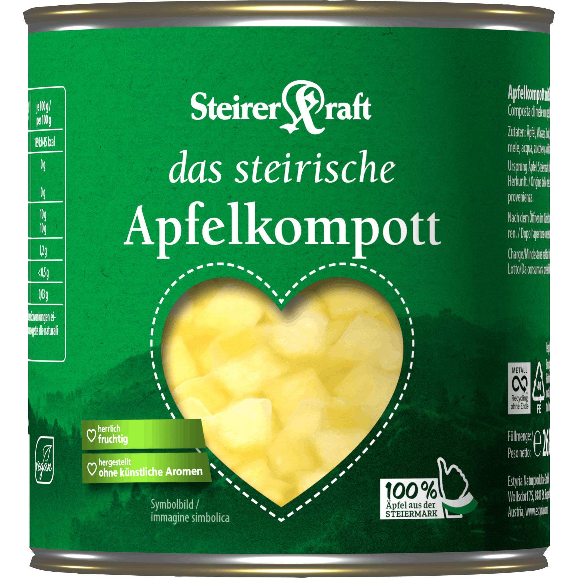 Steirerkraft steirischesApfelkompott 3/1