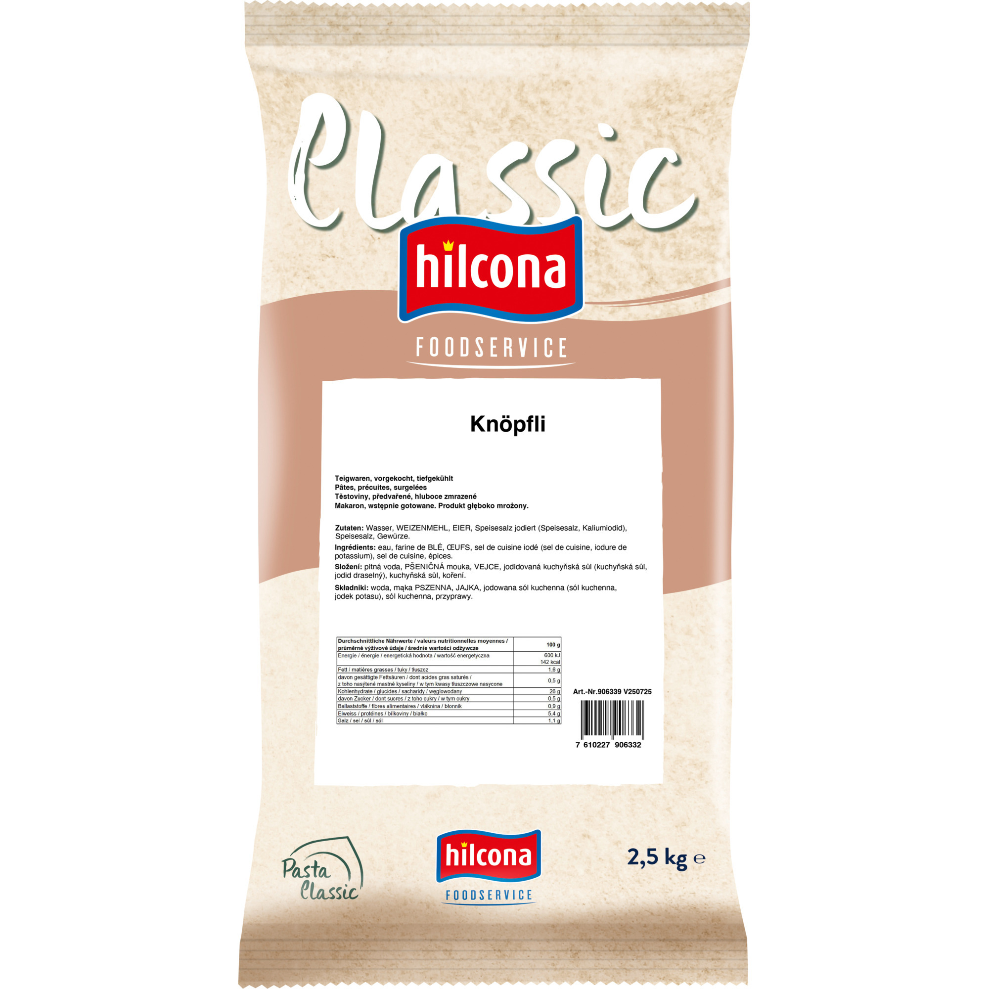 Hilcona Knöpfli TK 2,5kg