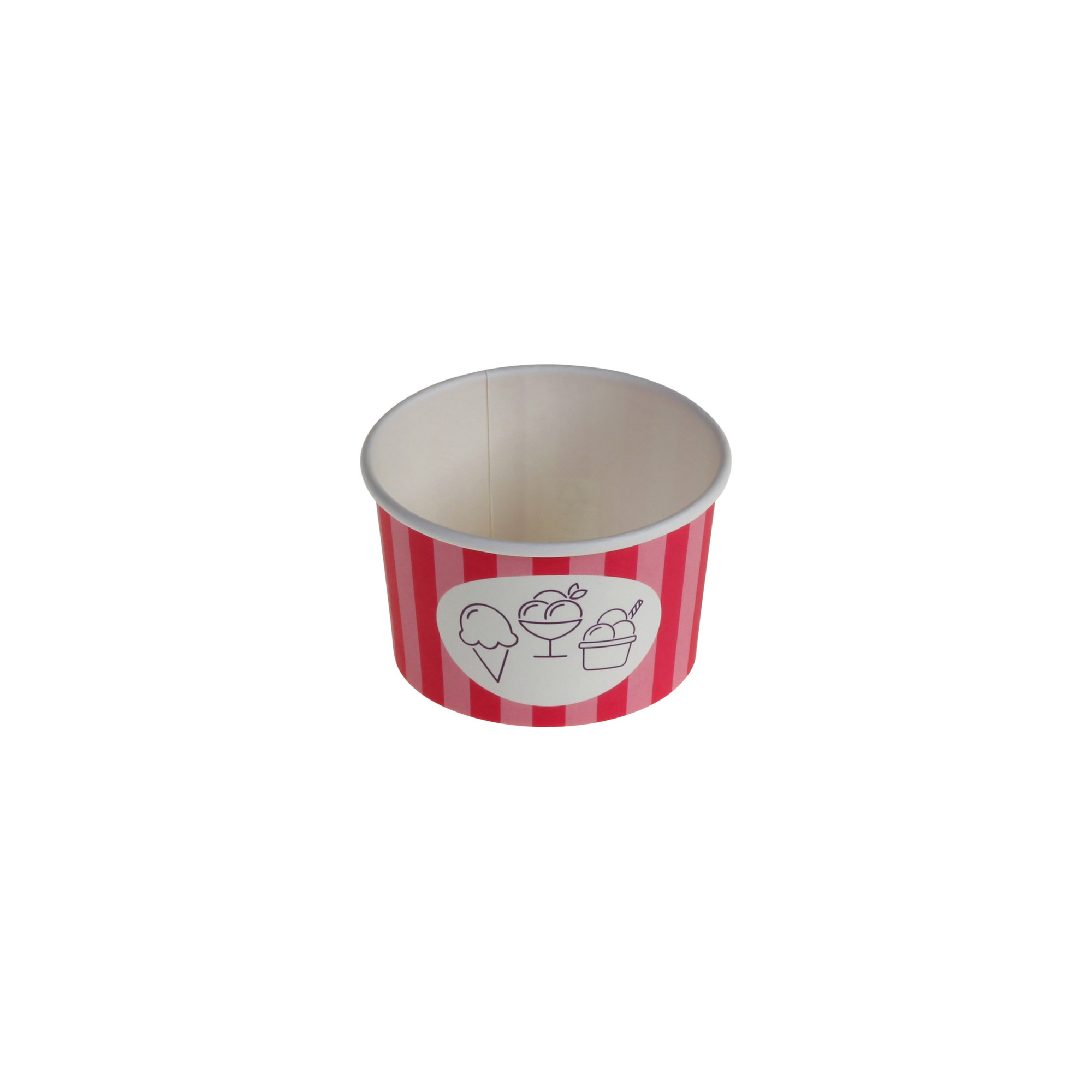 Eisbecher PE pink DM75mm 120ml 50er