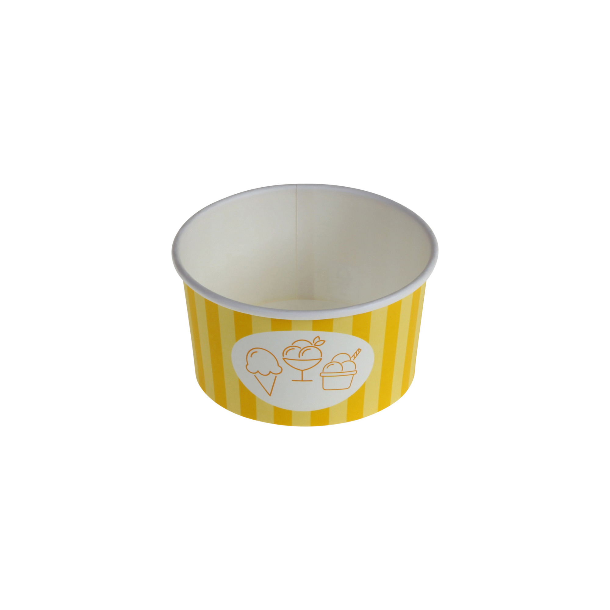 Eisbecher PE gelb DM96mm 240ml 50er