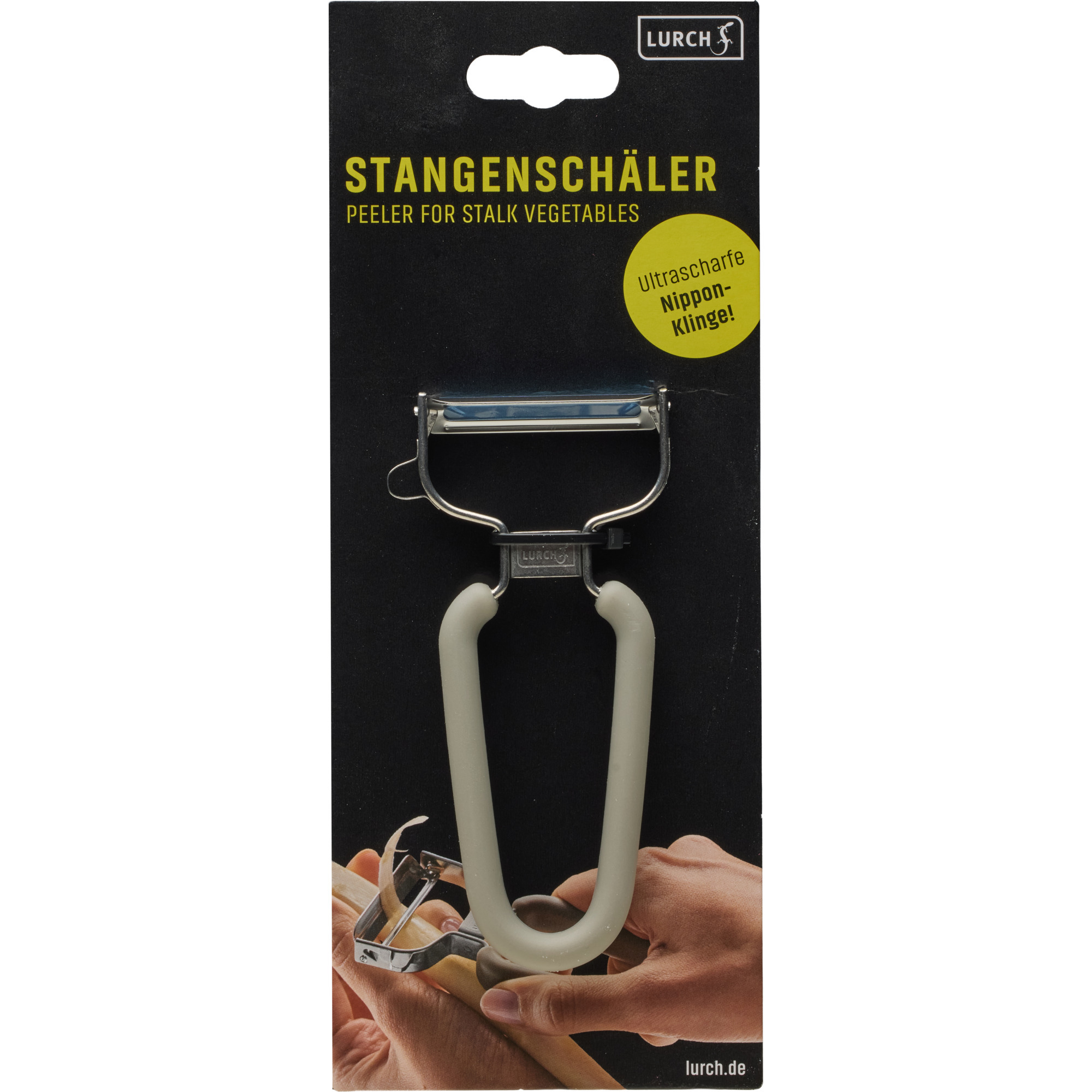 Sparschäler Stange flint grey