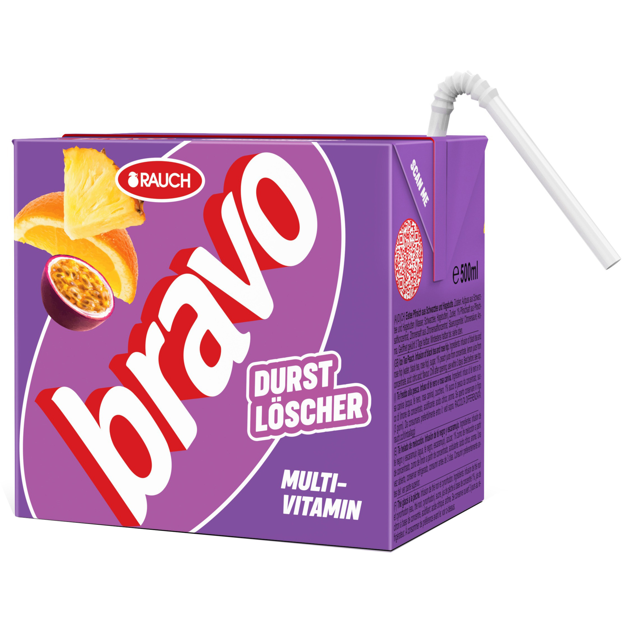 Bravo Durstlö.Tetra 0,5l, Multivitamin