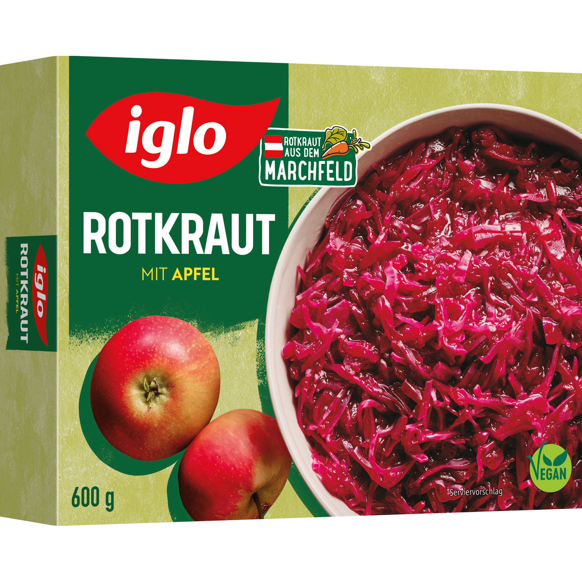 Iglo Rotkraut mit Apfel TK 600g