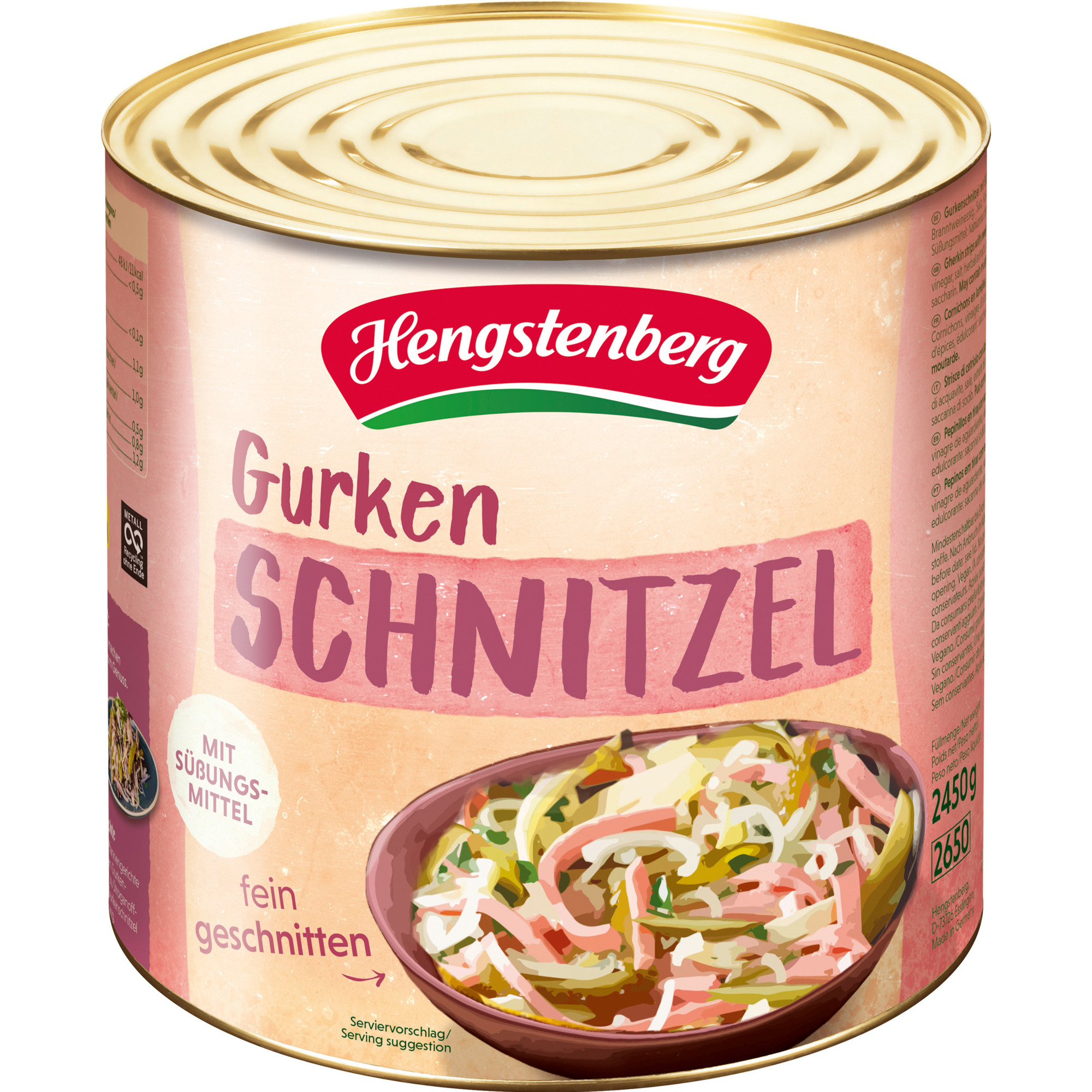 Hengstenberg Gurkenschnitzel 2650ml