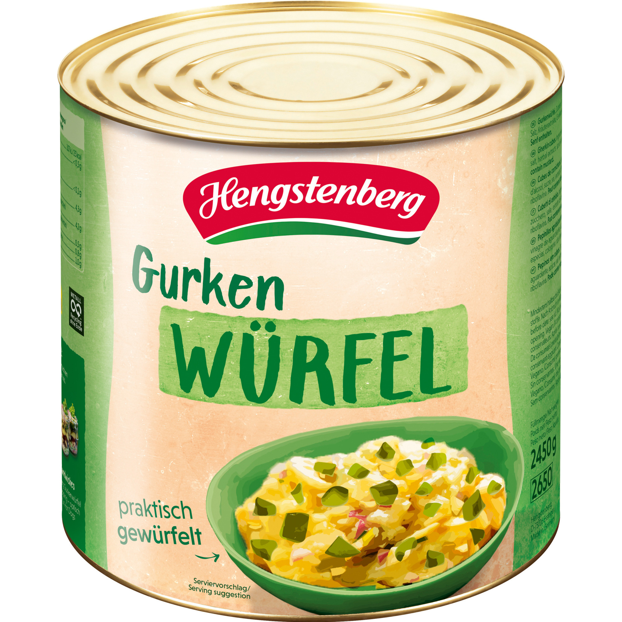 Hengstenberg Gurkenwürfel 2650ml