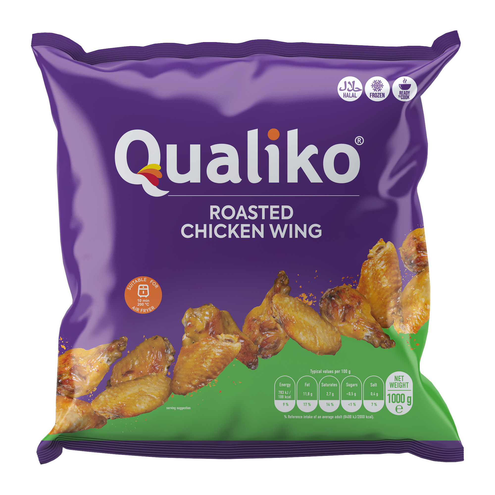 Qualiko Chicken Roasted Wings TK 1kg